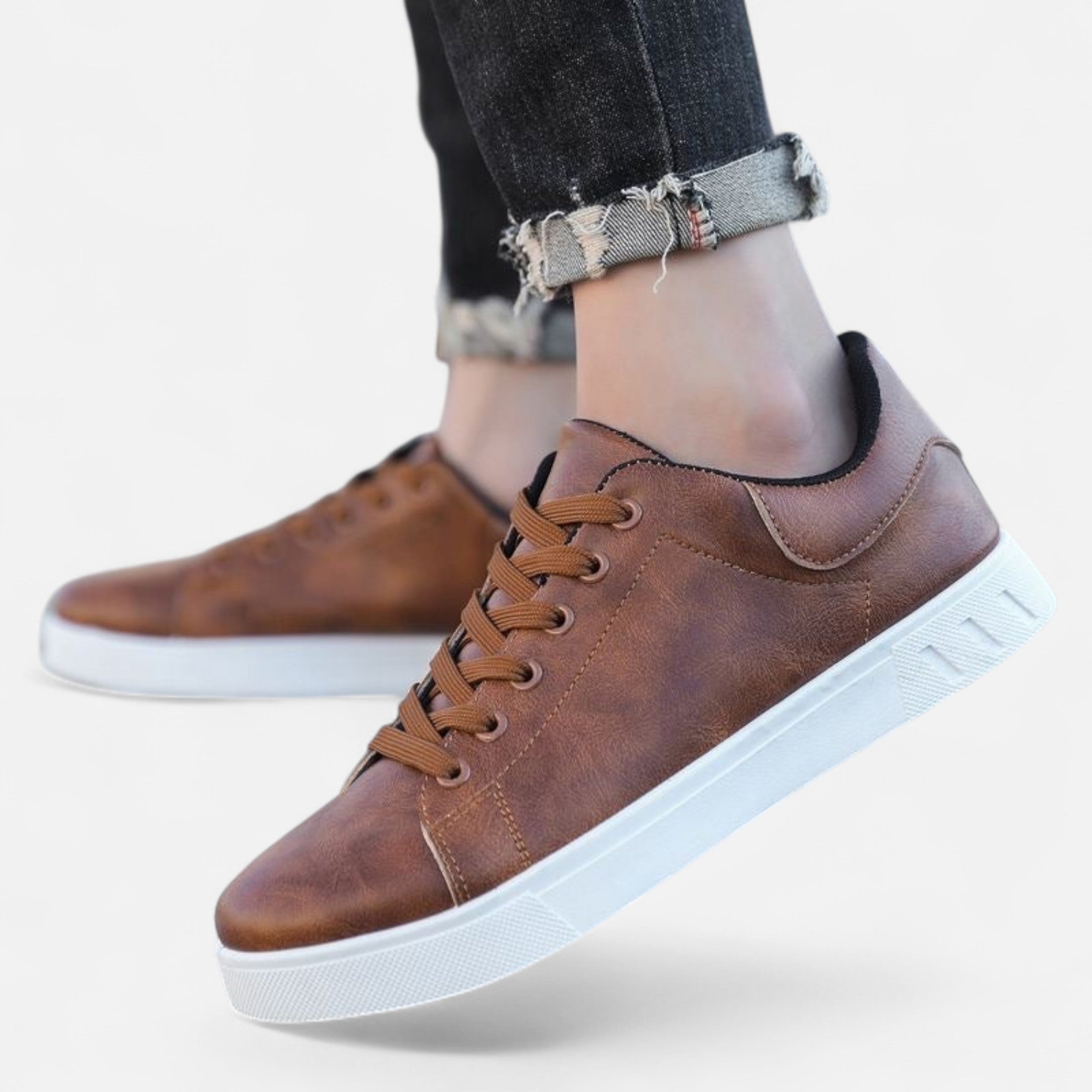 Mireaux Fashion | Men’s Casual Lace-Up Sneakers