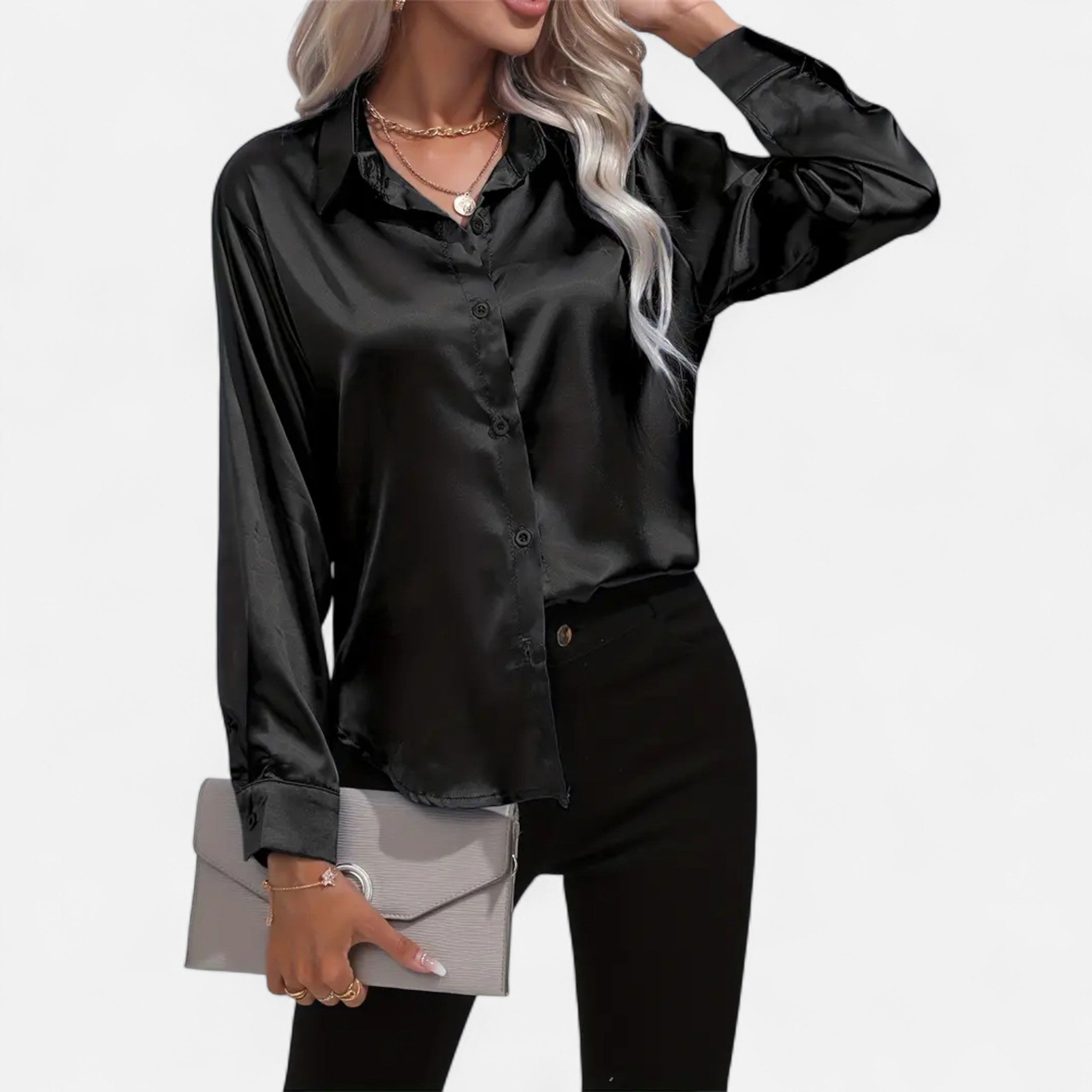 Mireaux Fashion | Women’s Elegant Long Sleeve Shirt