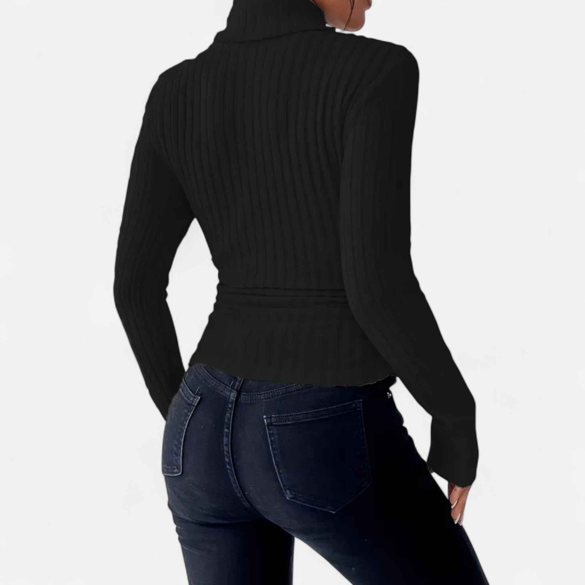 Mireaux Fashion | Women’s Long Sleeve Turtle Neck Sweater