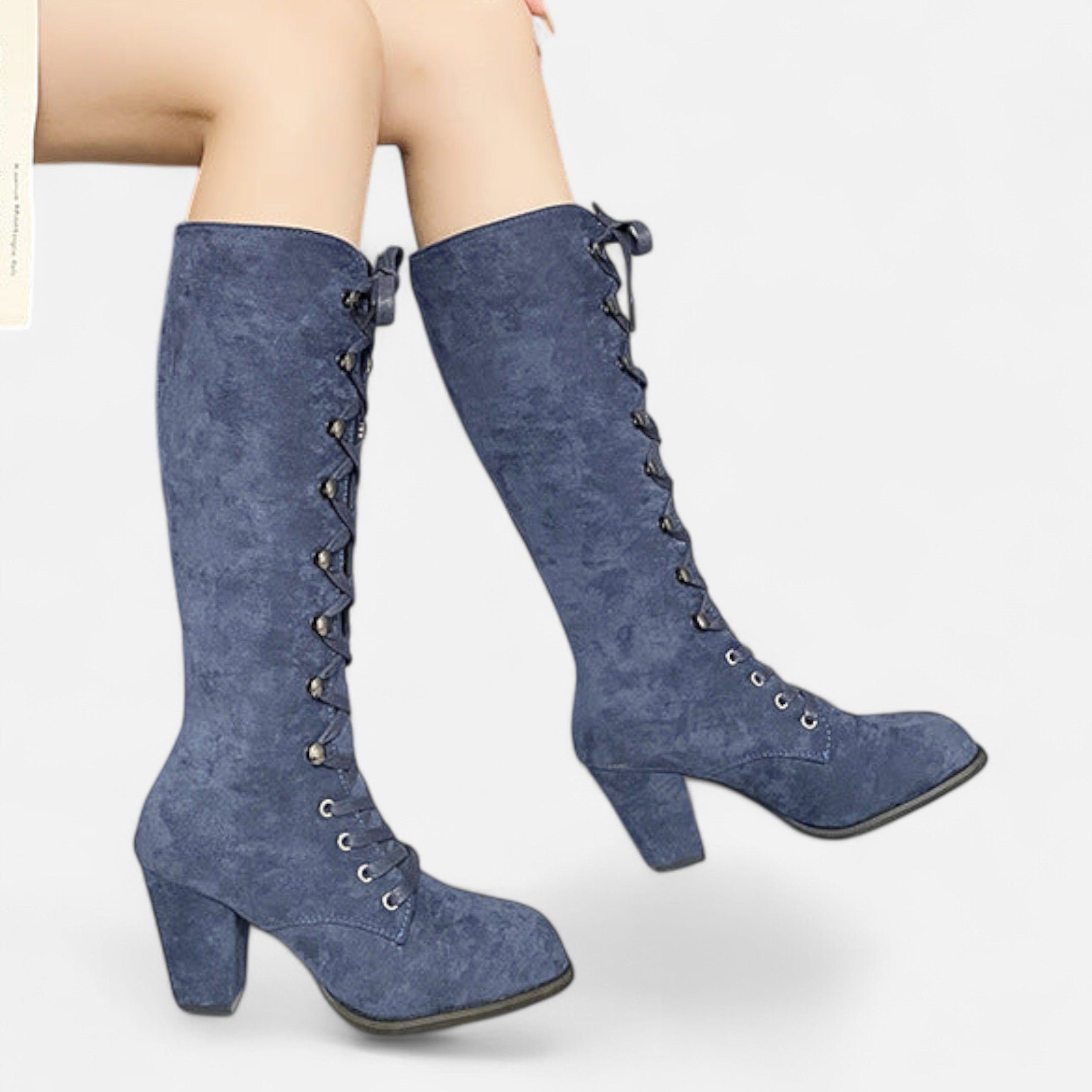 Mireaux Fashion | Women’s Lace-Up Knight Boots