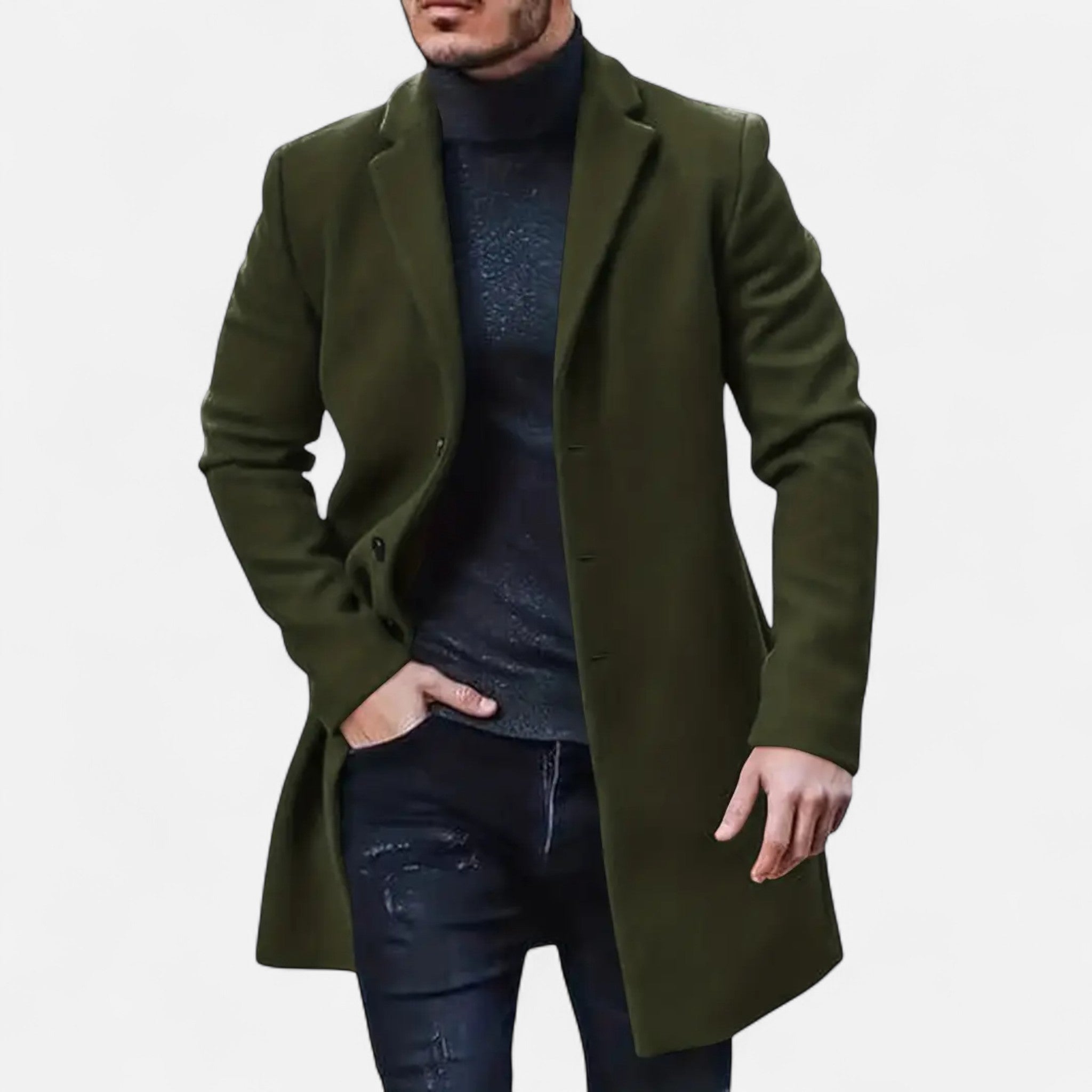 Mireaux Fashion | Men’s Classic Midi Jacket