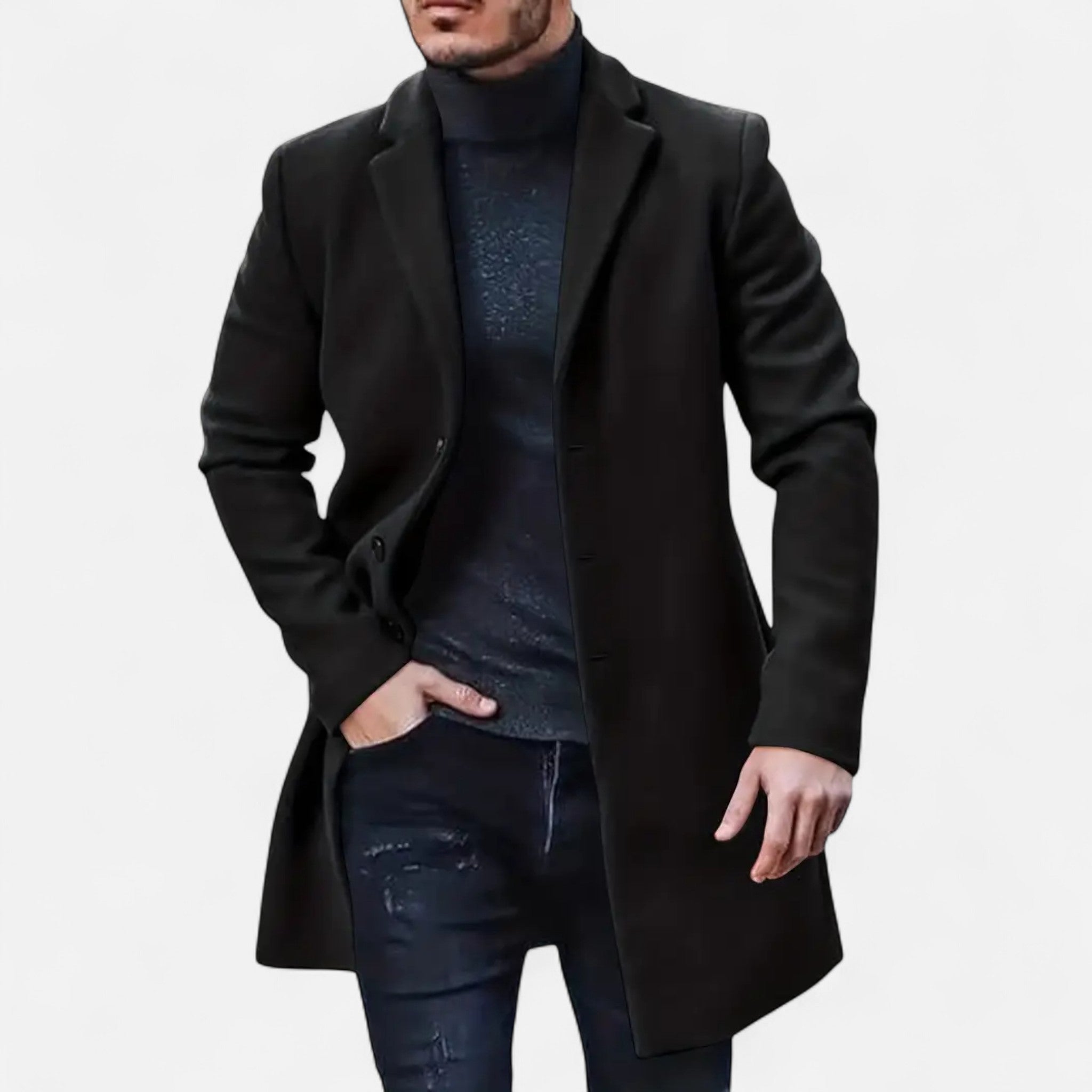 Mireaux Fashion | Men’s Classic Midi Jacket