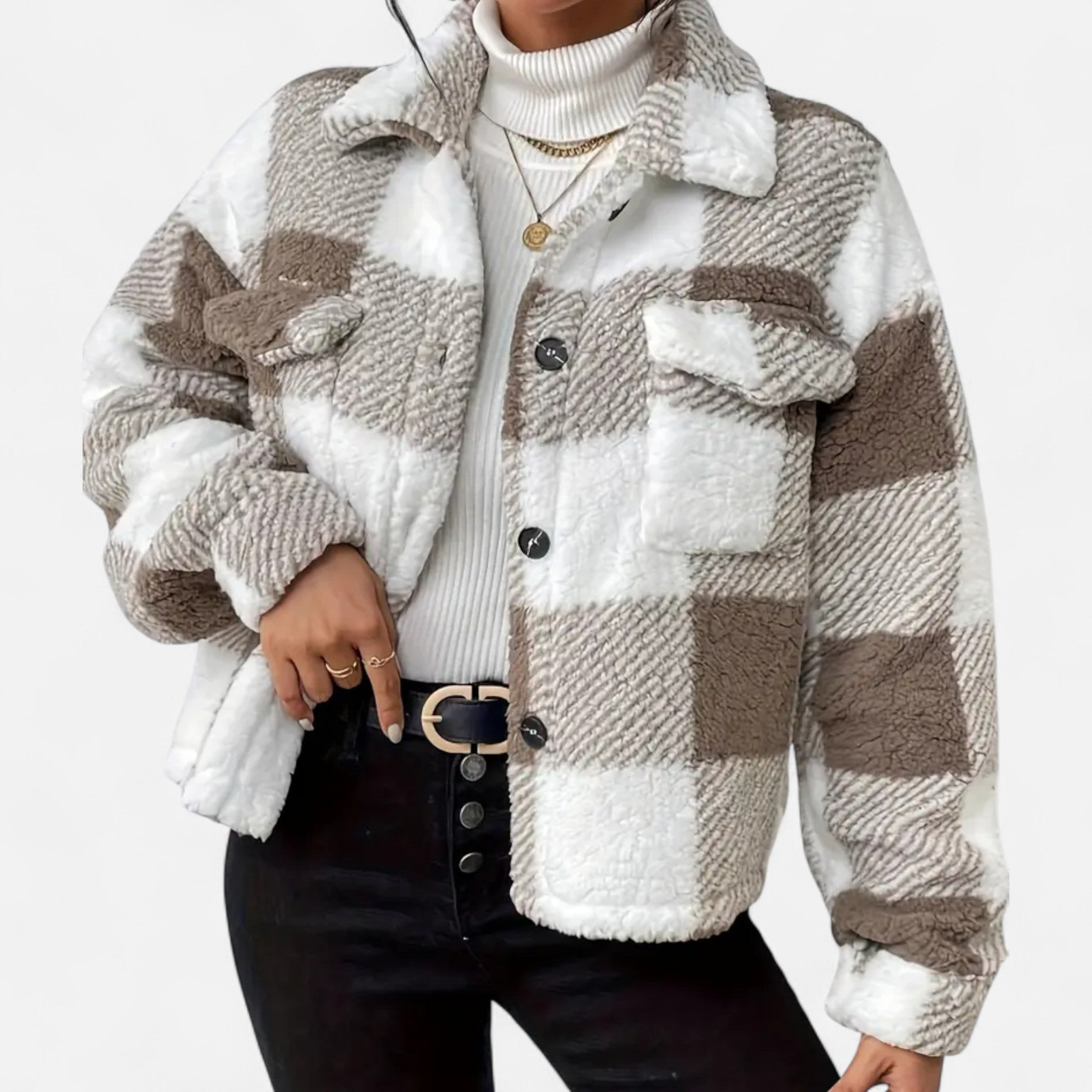 Mireaux Fashion | Women’s Long Sleeve Teddy Winter Coat