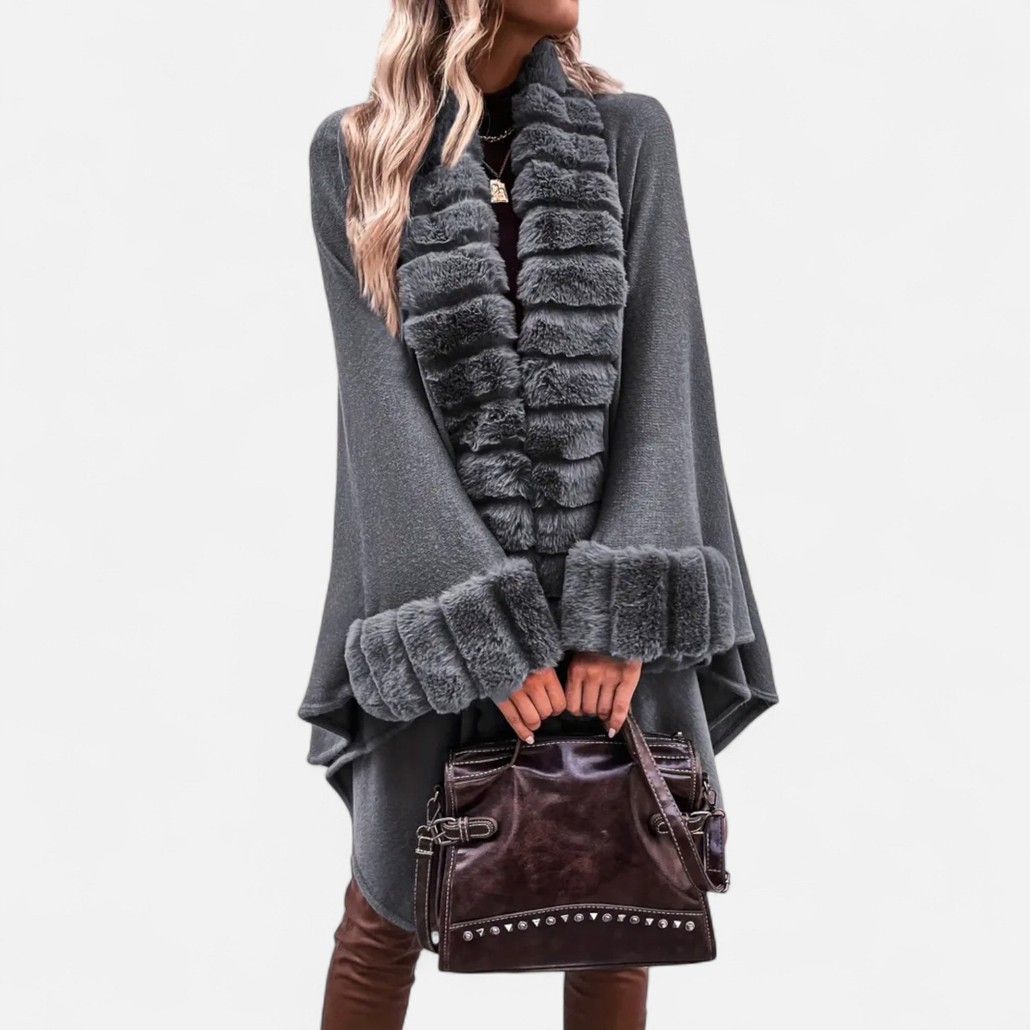 Mireaux Fashion | Women’s Mid-Length Wool Cardigan