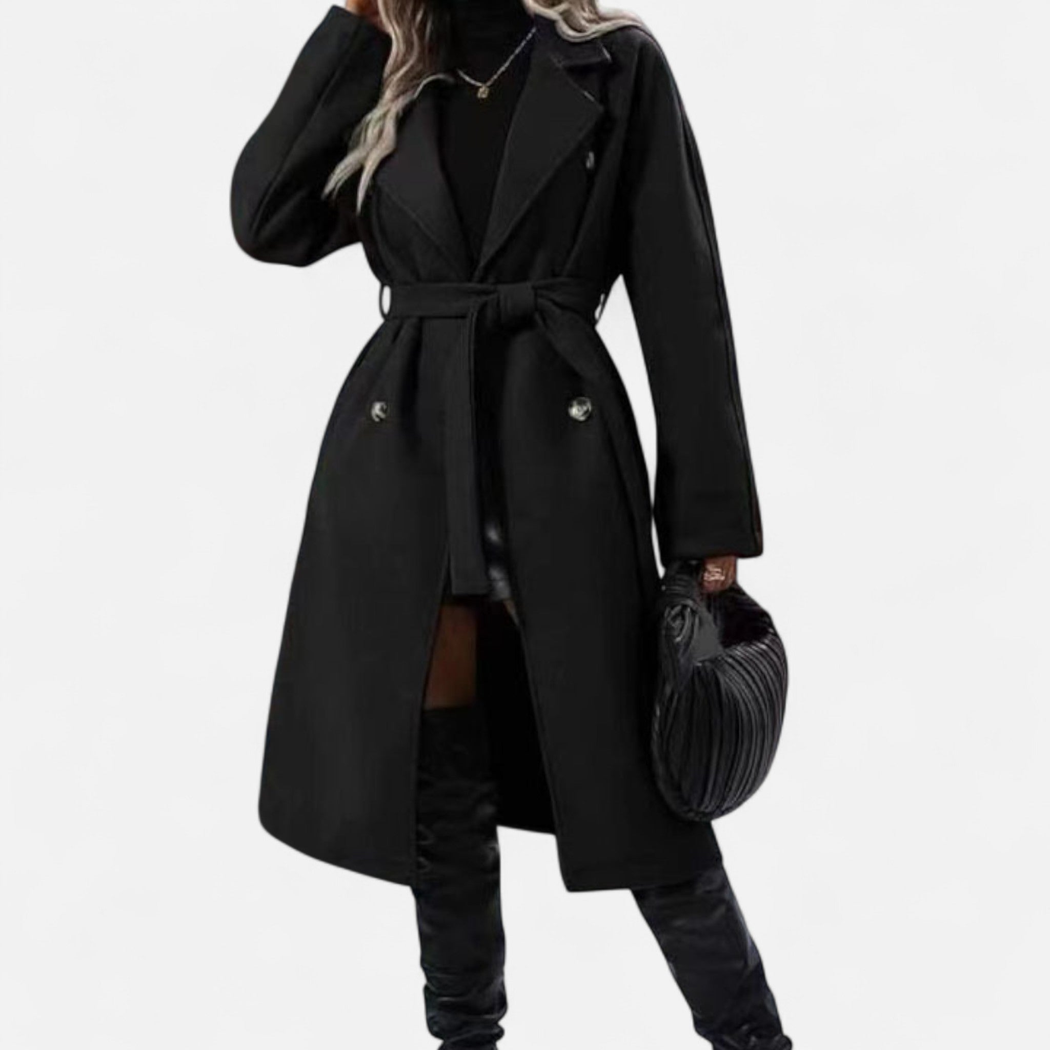 Mireaux Fashion | Women’s Elegant Long Trench Coat