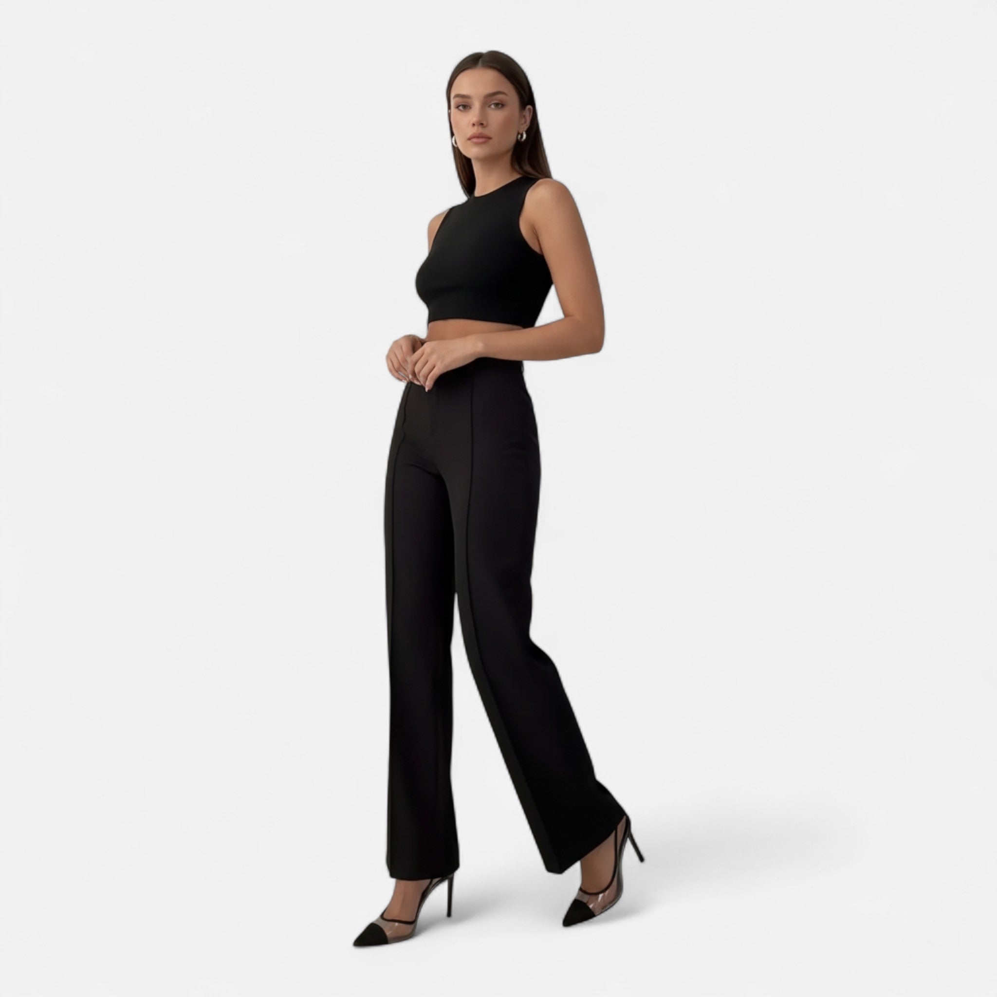 Mireaux Fashion | Women’s Elegant Straight Leg Pants