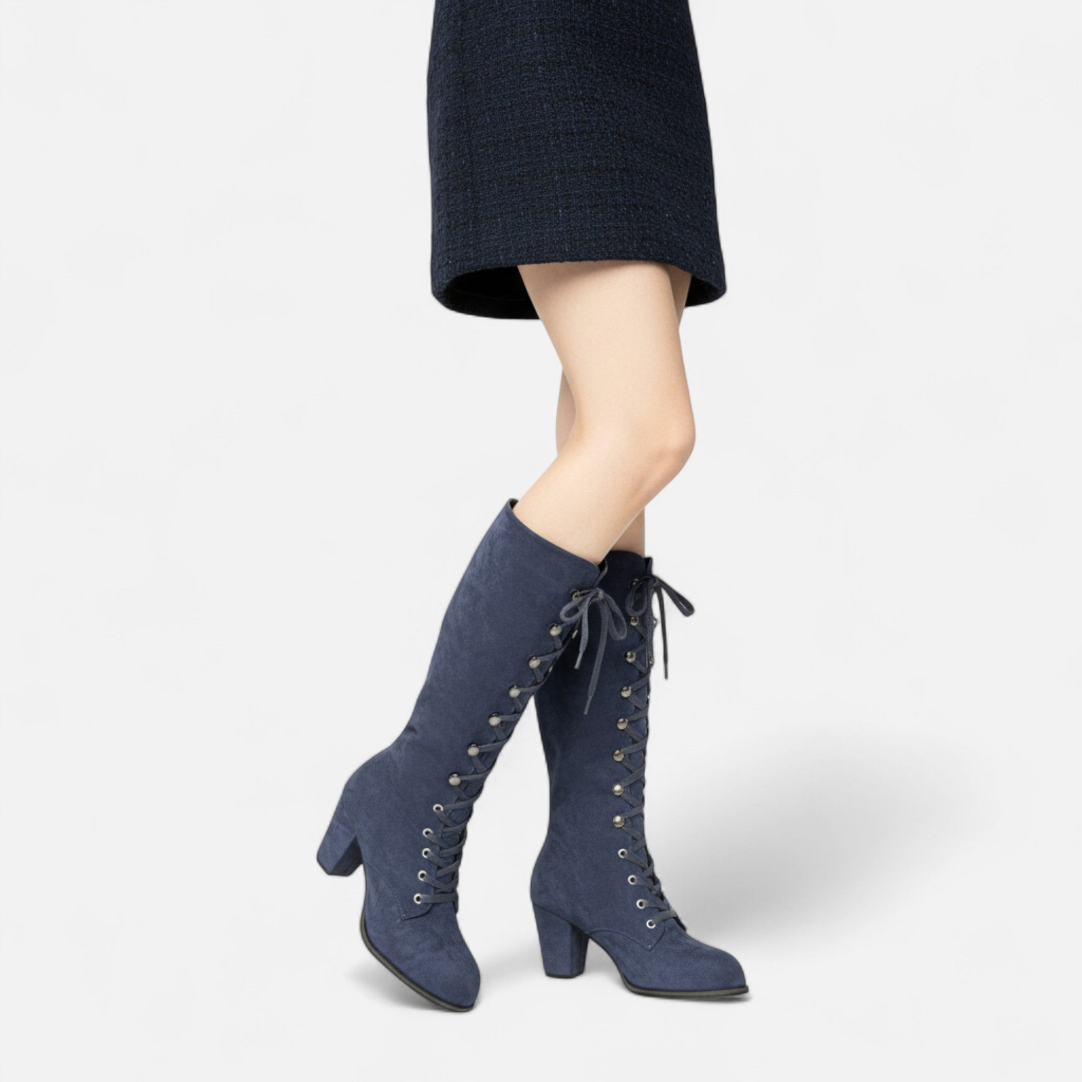 Mireaux Fashion | Women’s Lace-Up Knight Boots