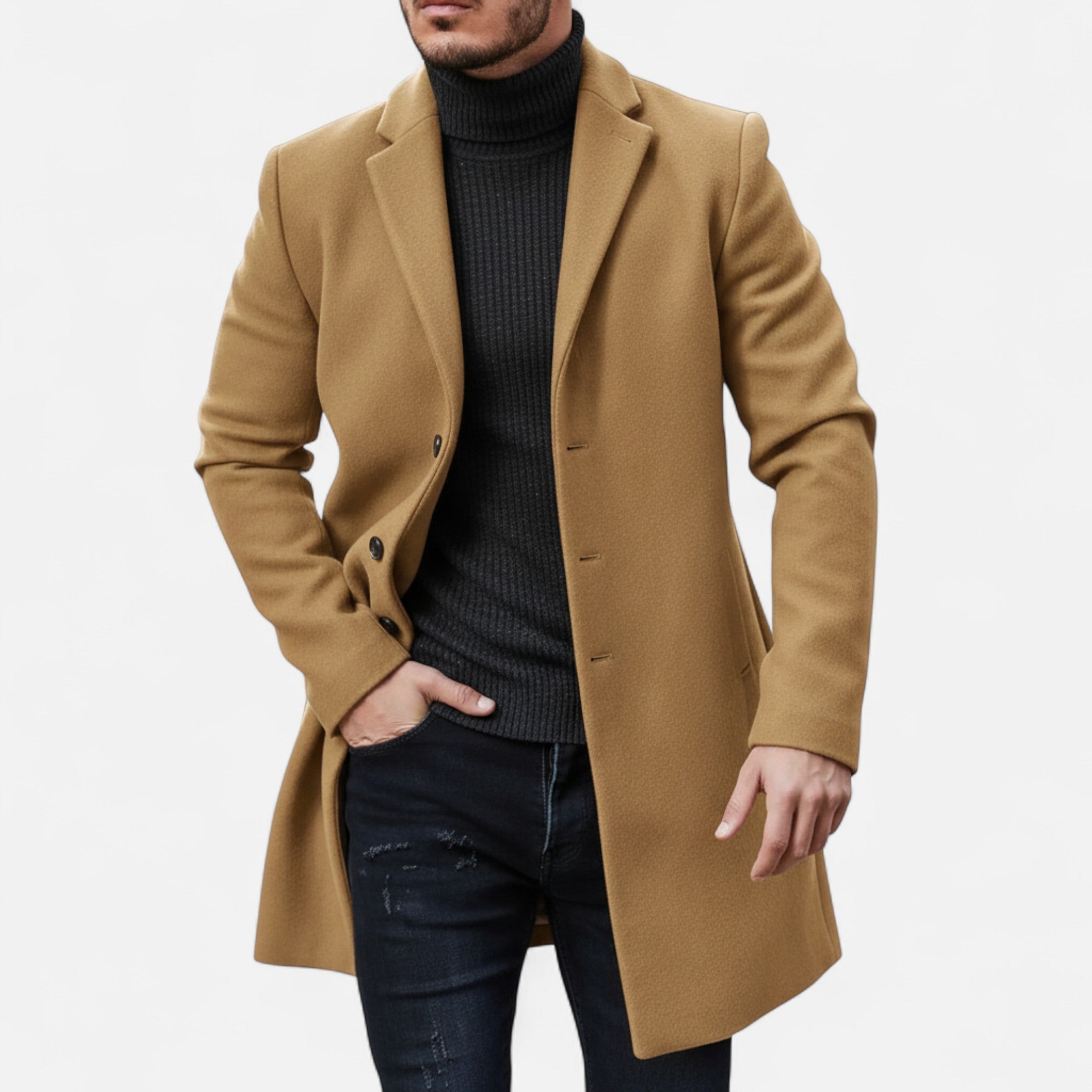 Mireaux Fashion | Men’s Classic Midi Jacket