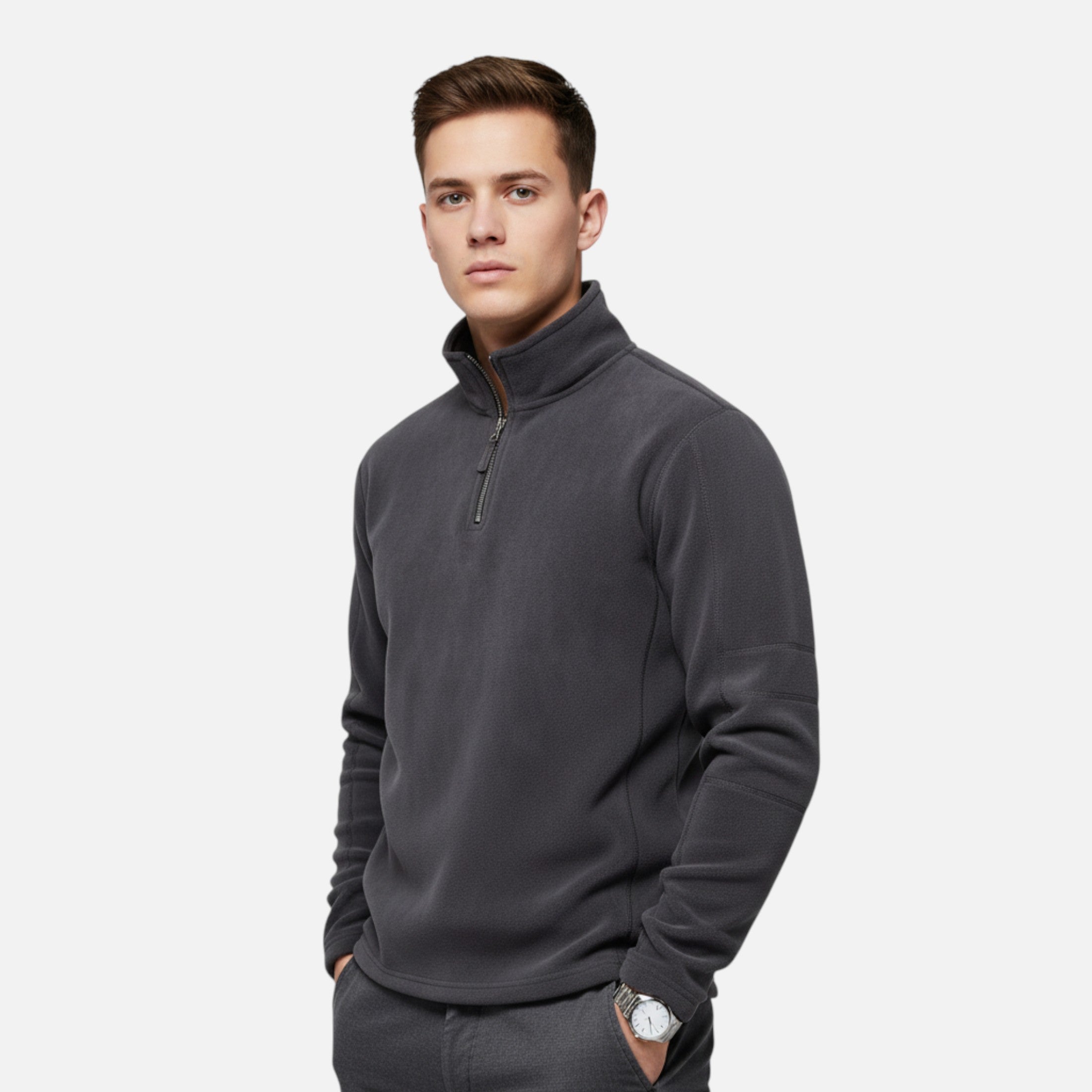 Mireaux Fashion | Men’s Stand-up Collar Lamb Sweatshirt