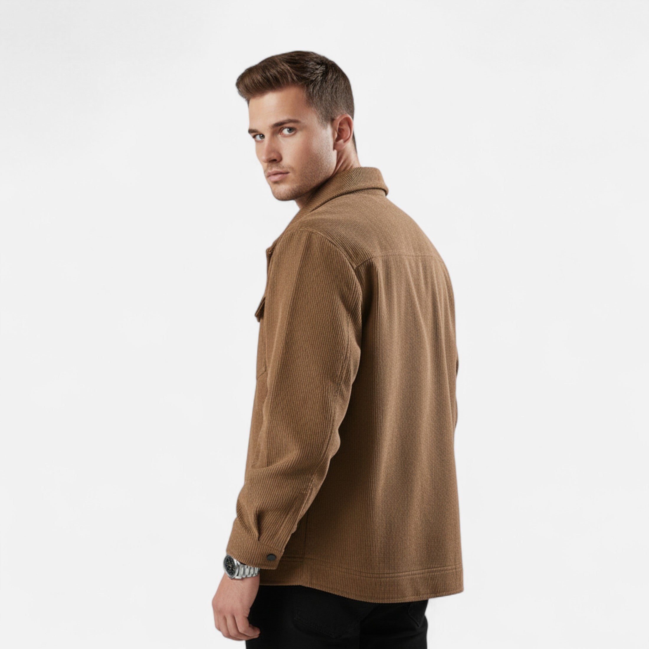 Mireaux Fashion | Men’s Oversized Heritage Corduroy Jacket