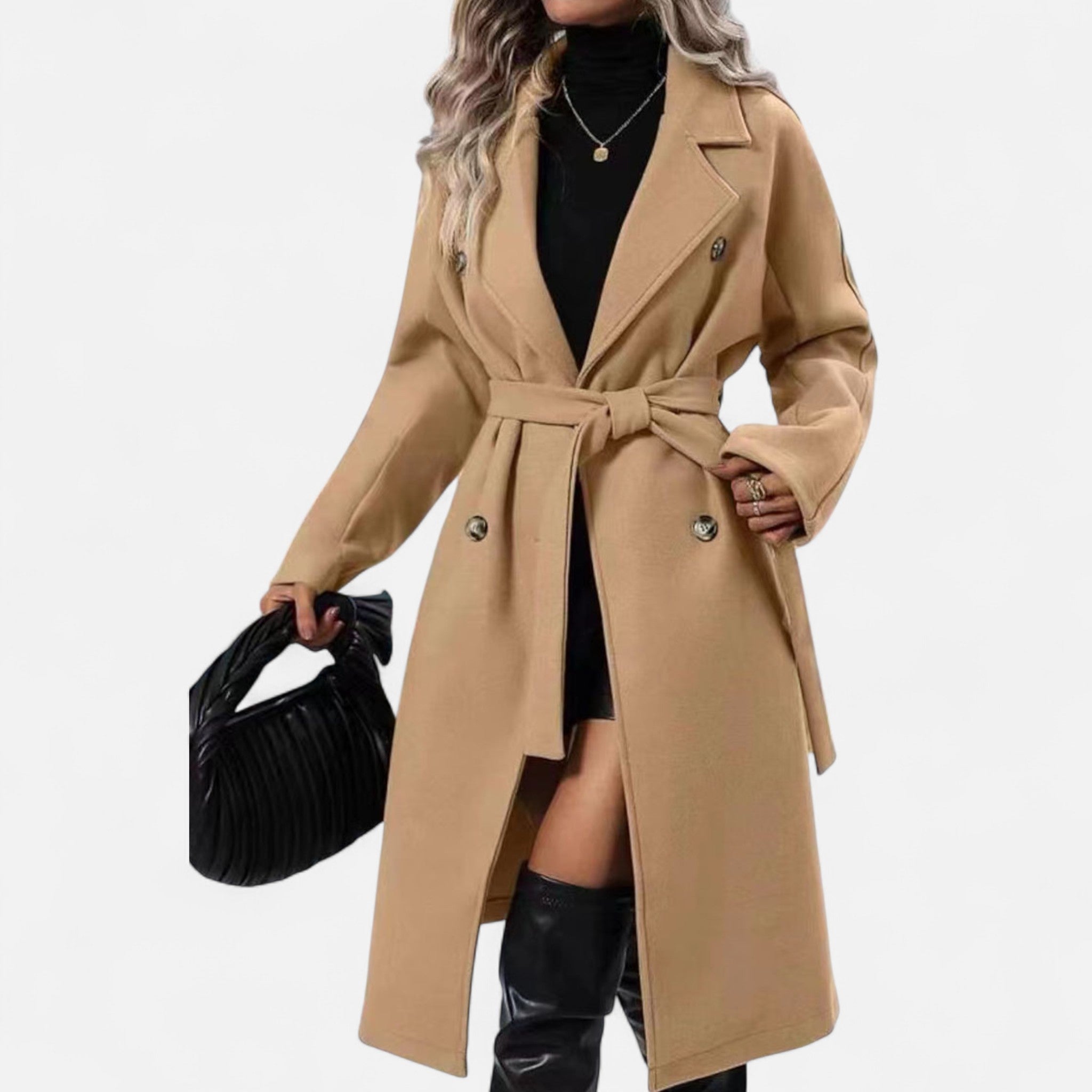Mireaux Fashion | Women’s Elegant Long Trench Coat