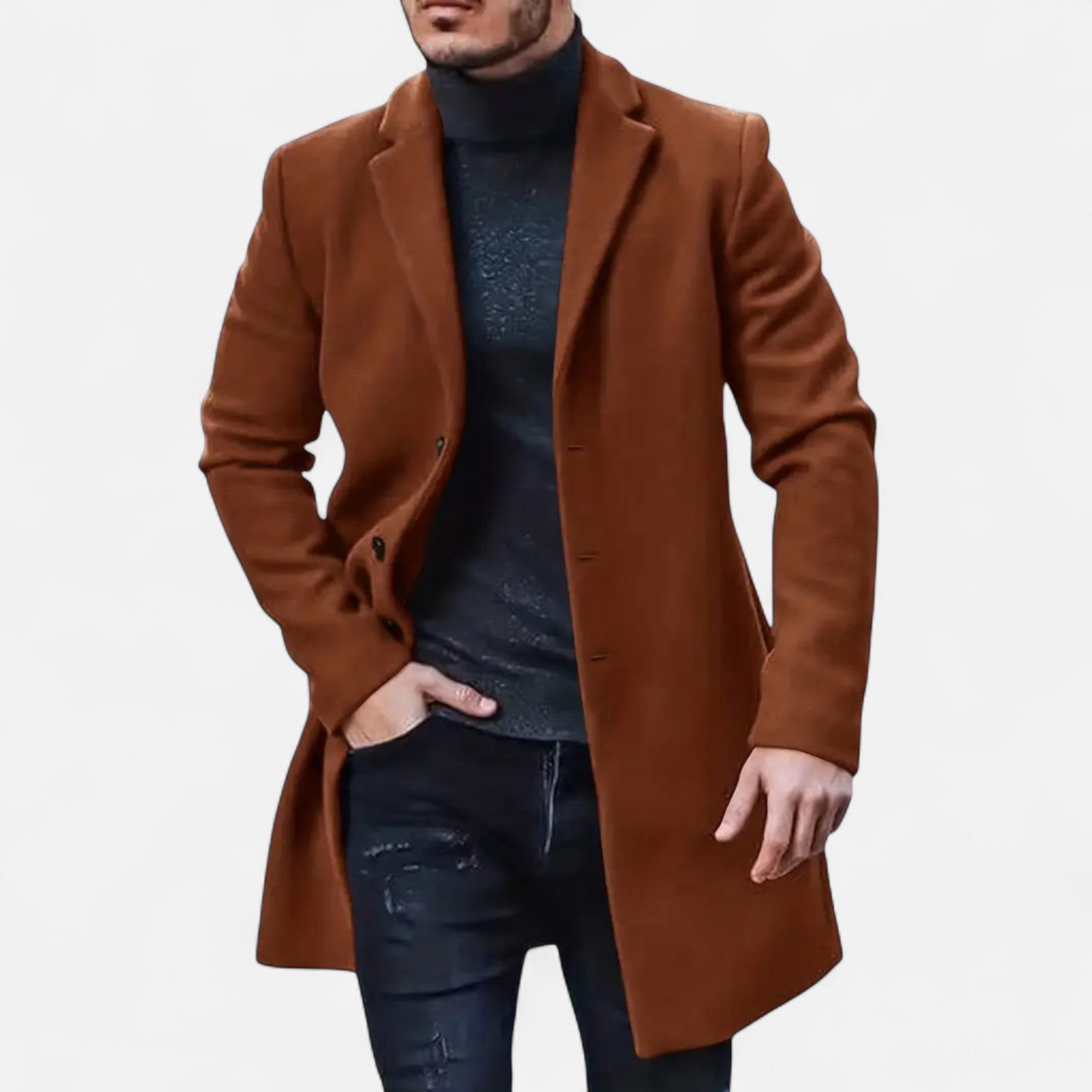 Mireaux Fashion | Men’s Classic Midi Jacket