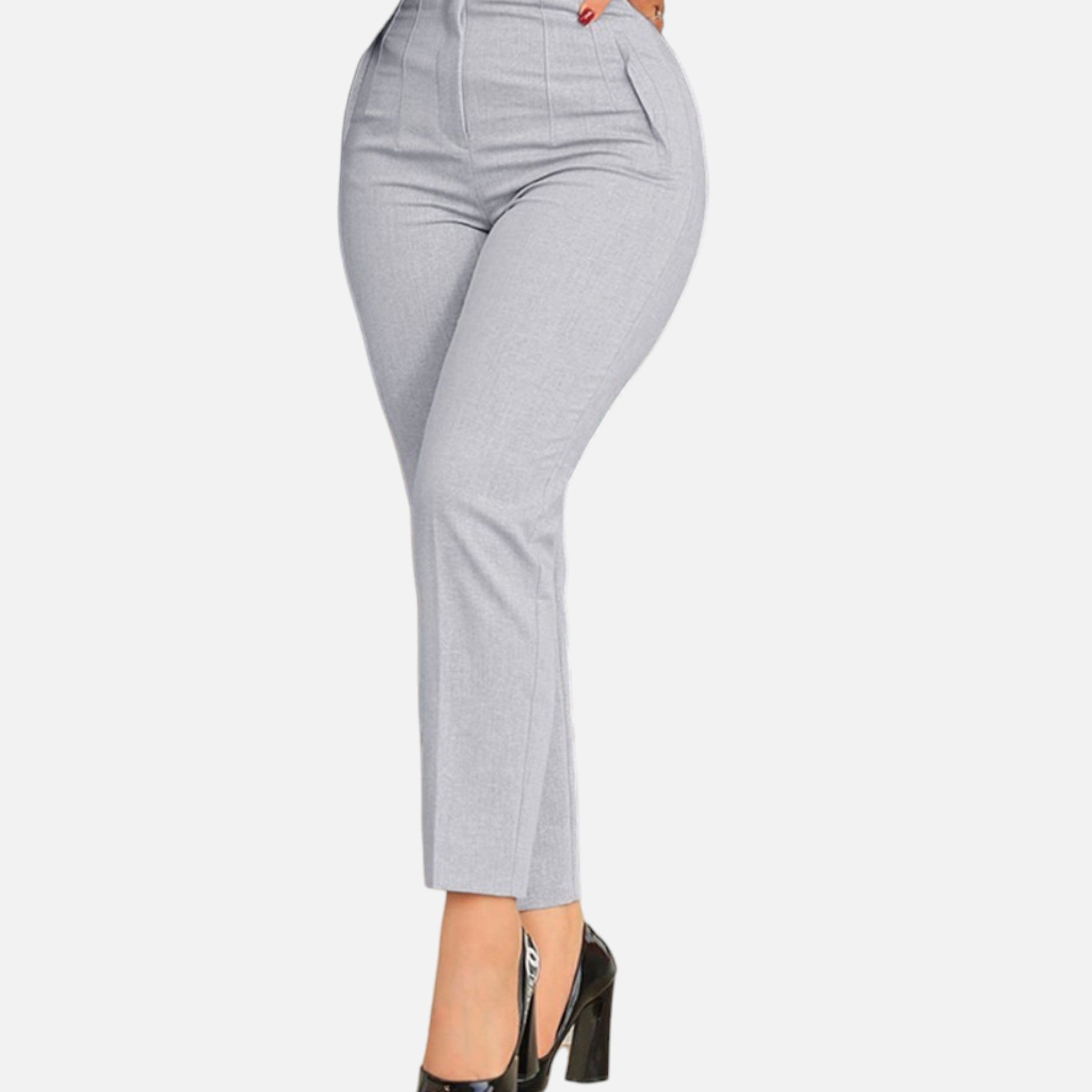 Mireaux Fashion | Women’s High Waist Slim Fit Tapered Pants