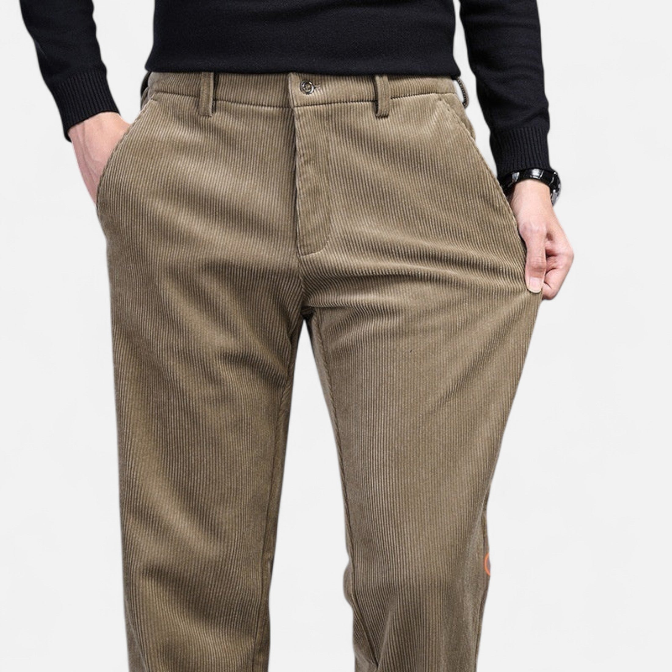 Mireaux Fashion | Men’s Elegant Striped Trousers