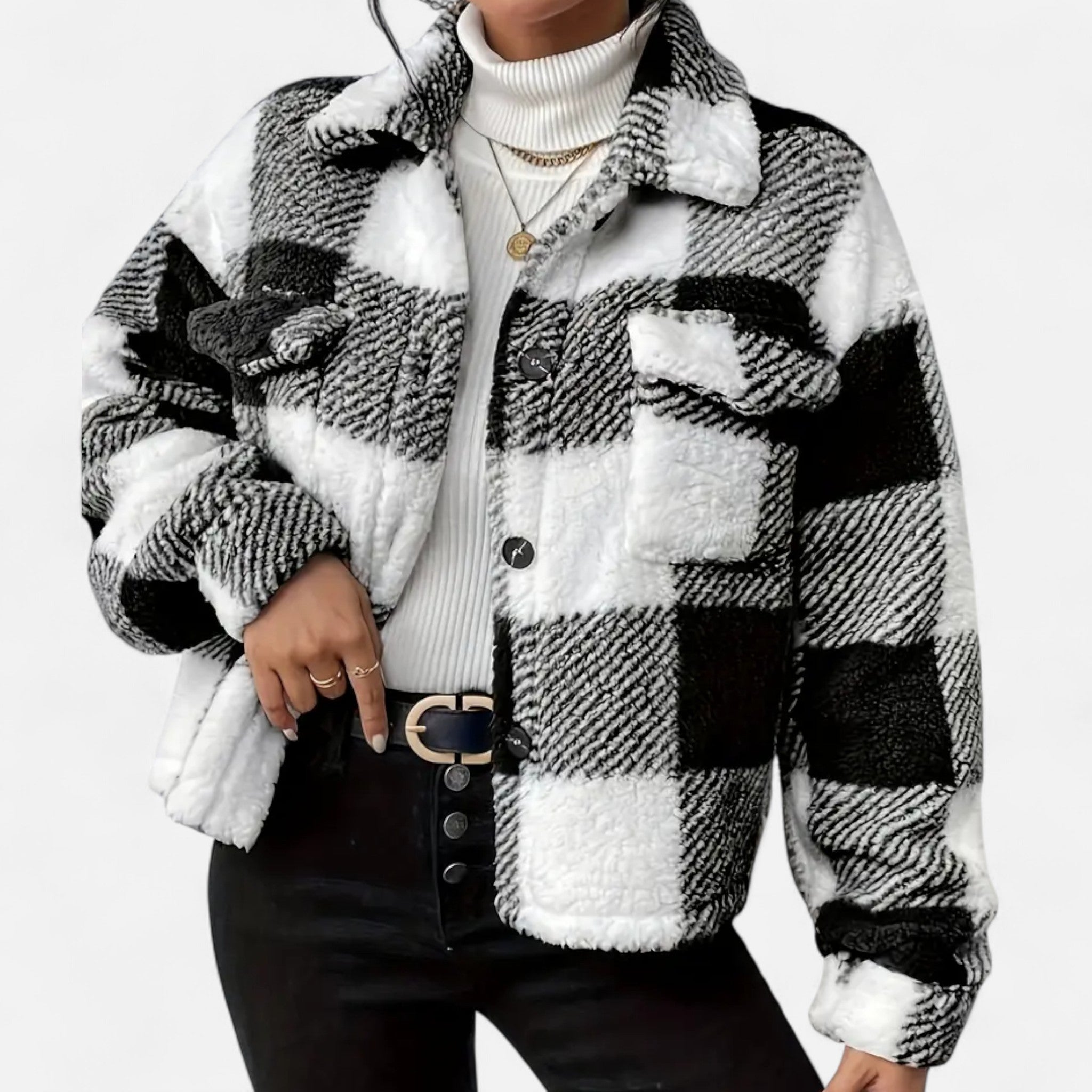 Mireaux Fashion | Women’s Long Sleeve Teddy Winter Coat