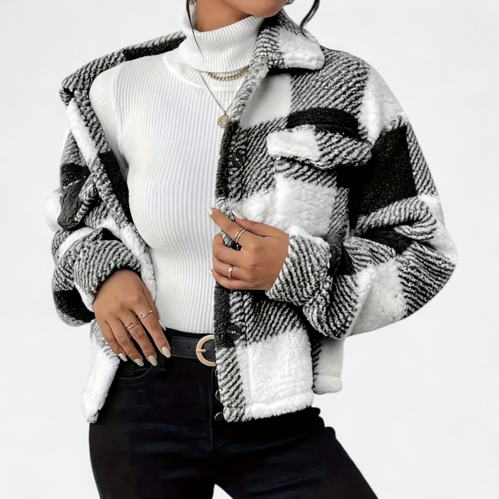 Mireaux Fashion | Women’s Long Sleeve Teddy Winter Coat