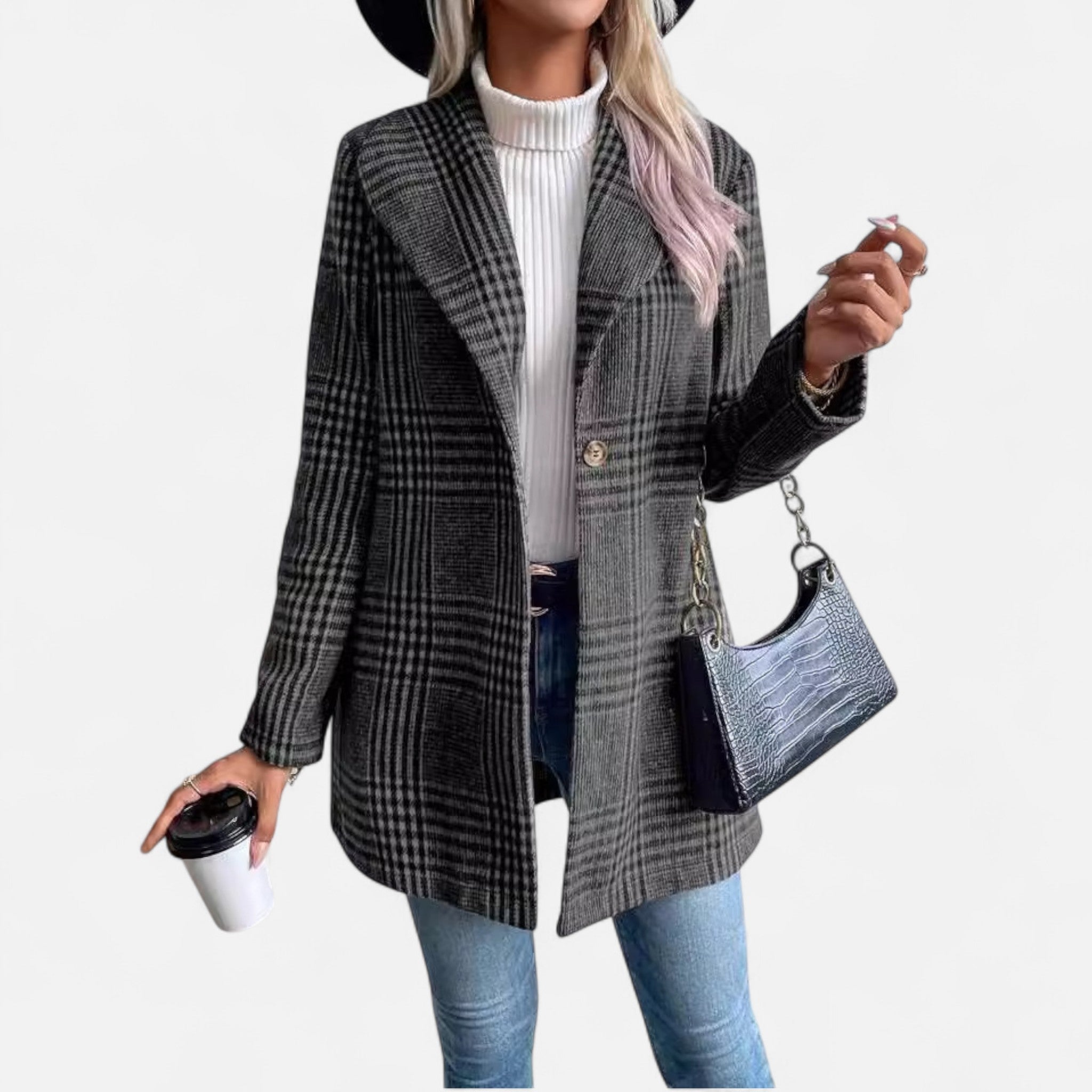 Mireaux Fashion | Women’s Elegant Tweed Blazer