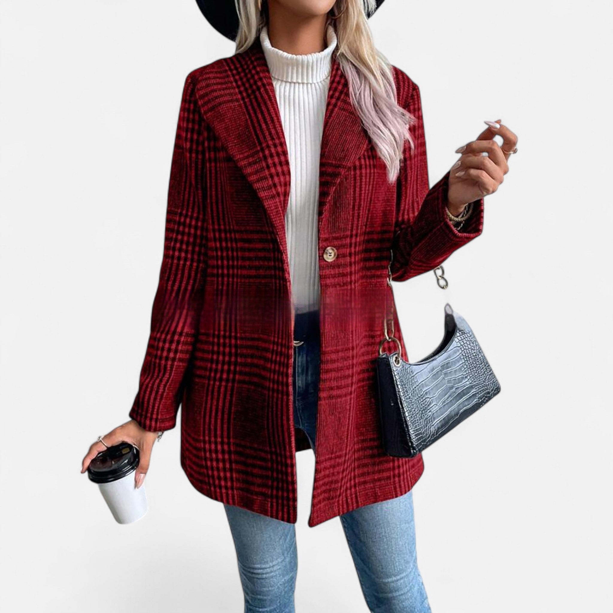 Mireaux Fashion | Women’s Elegant Tweed Blazer