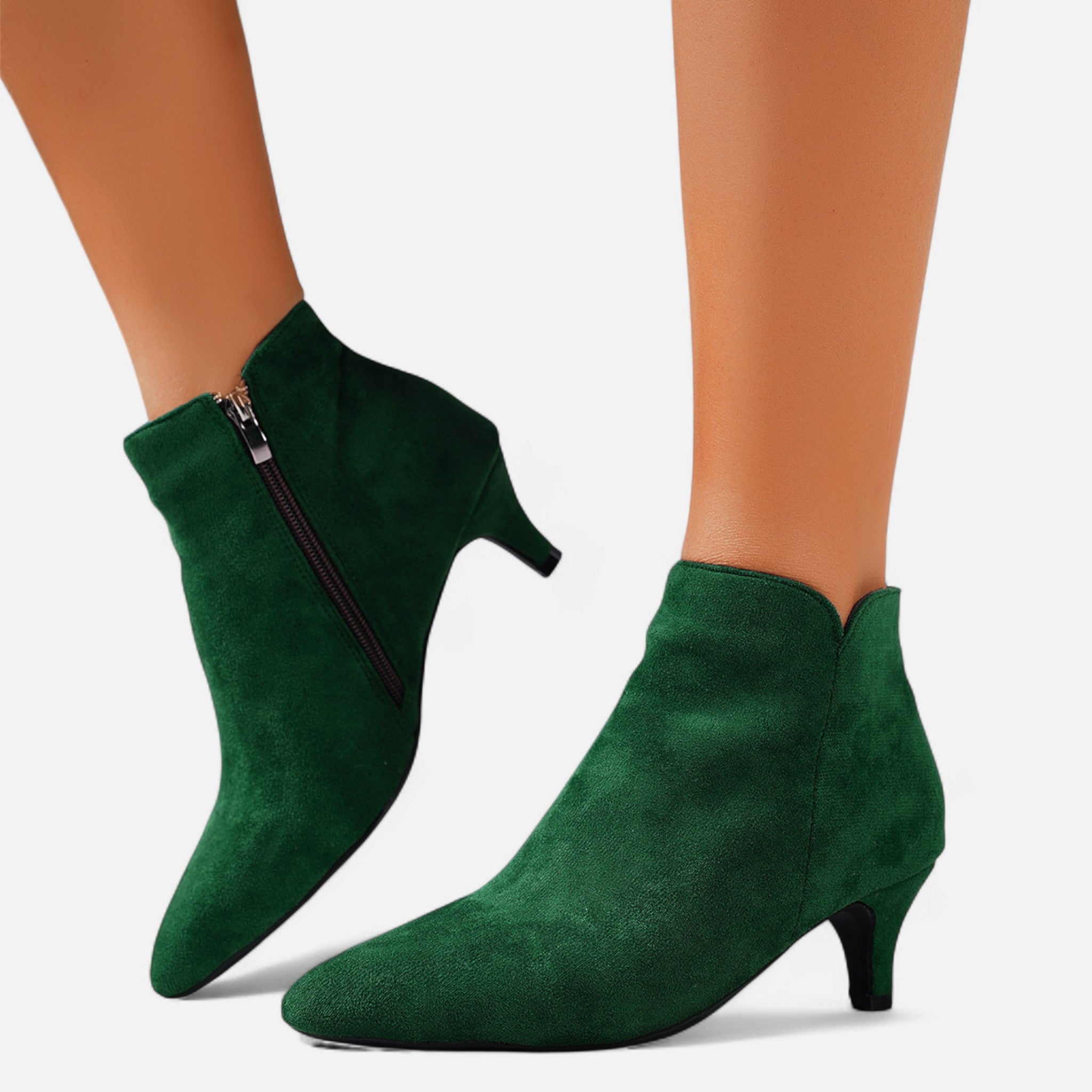 Mireaux Fashion | Women’s Suede Stiletto Ankle Boots
