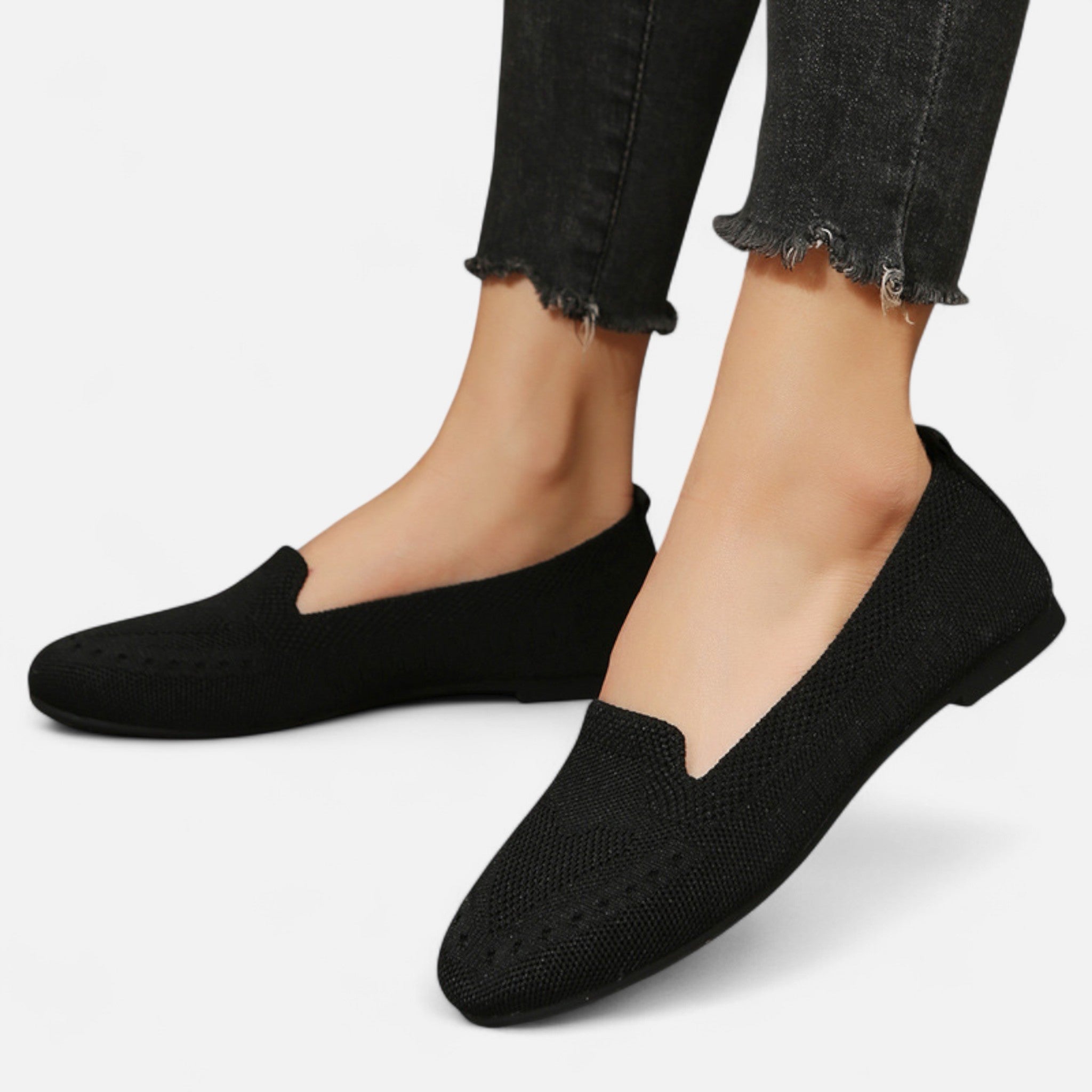 Mireaux Fashion | Women’s Woven Slip-On Flats