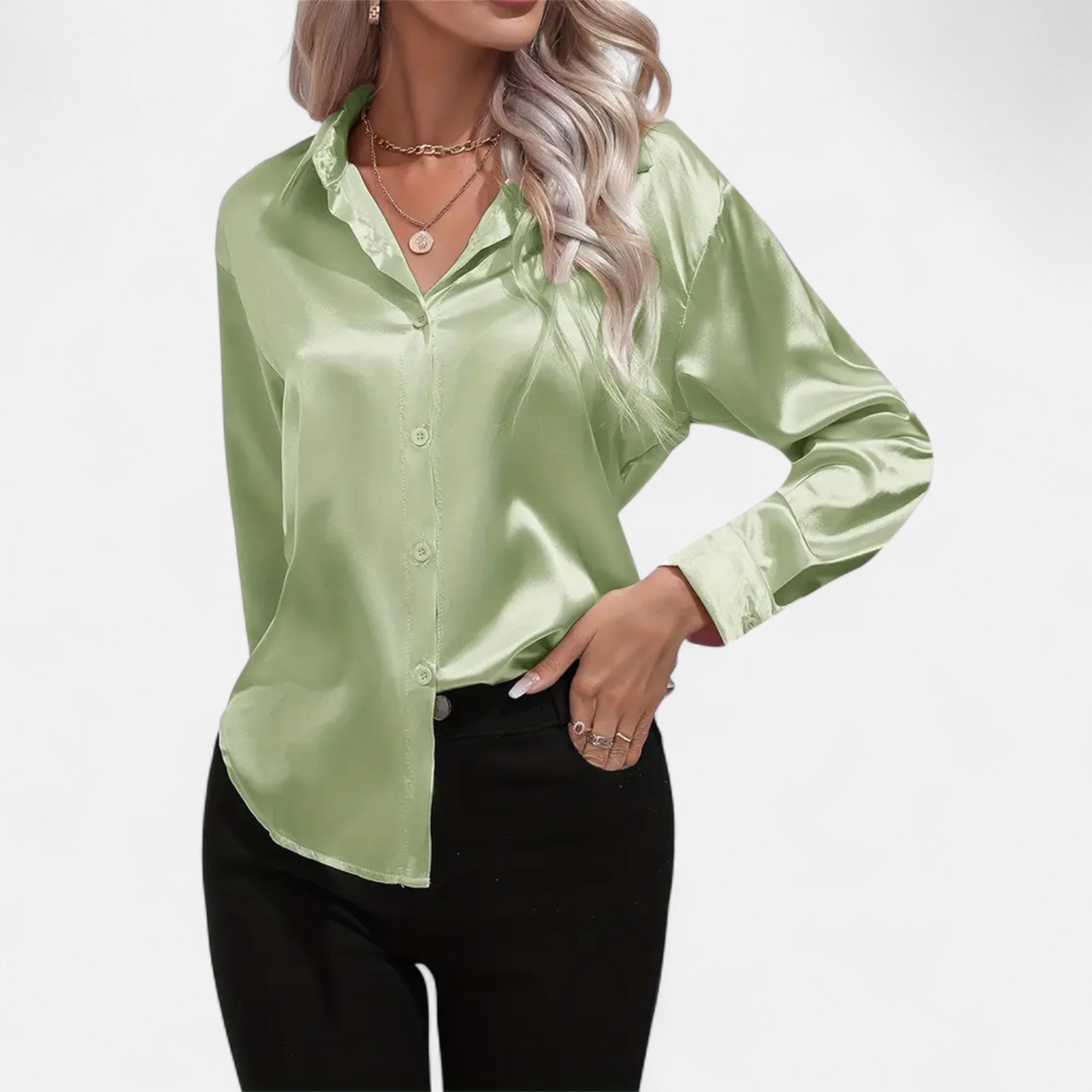 Mireaux Fashion | Women’s Elegant Long Sleeve Shirt