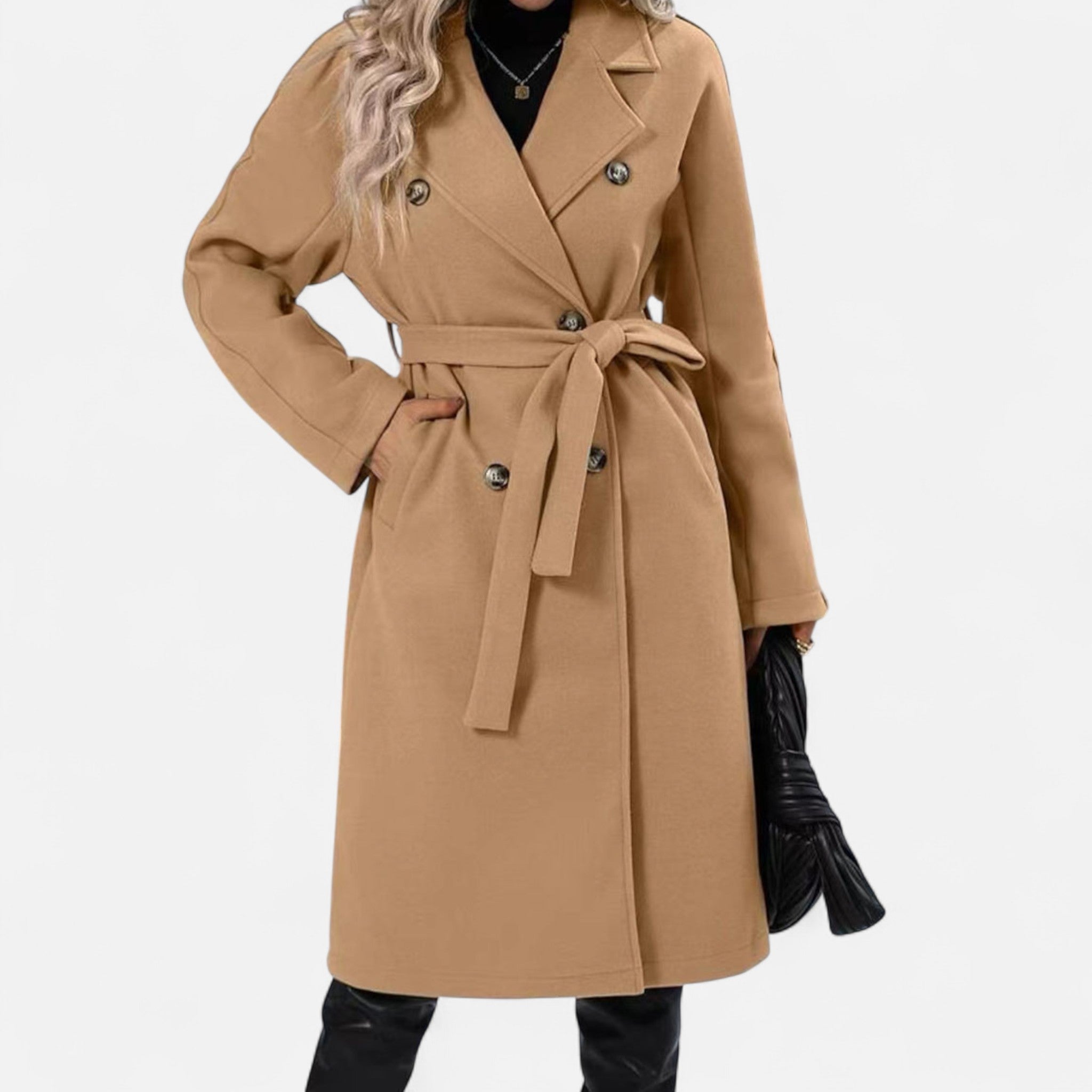 Mireaux Fashion | Women’s Elegant Long Trench Coat