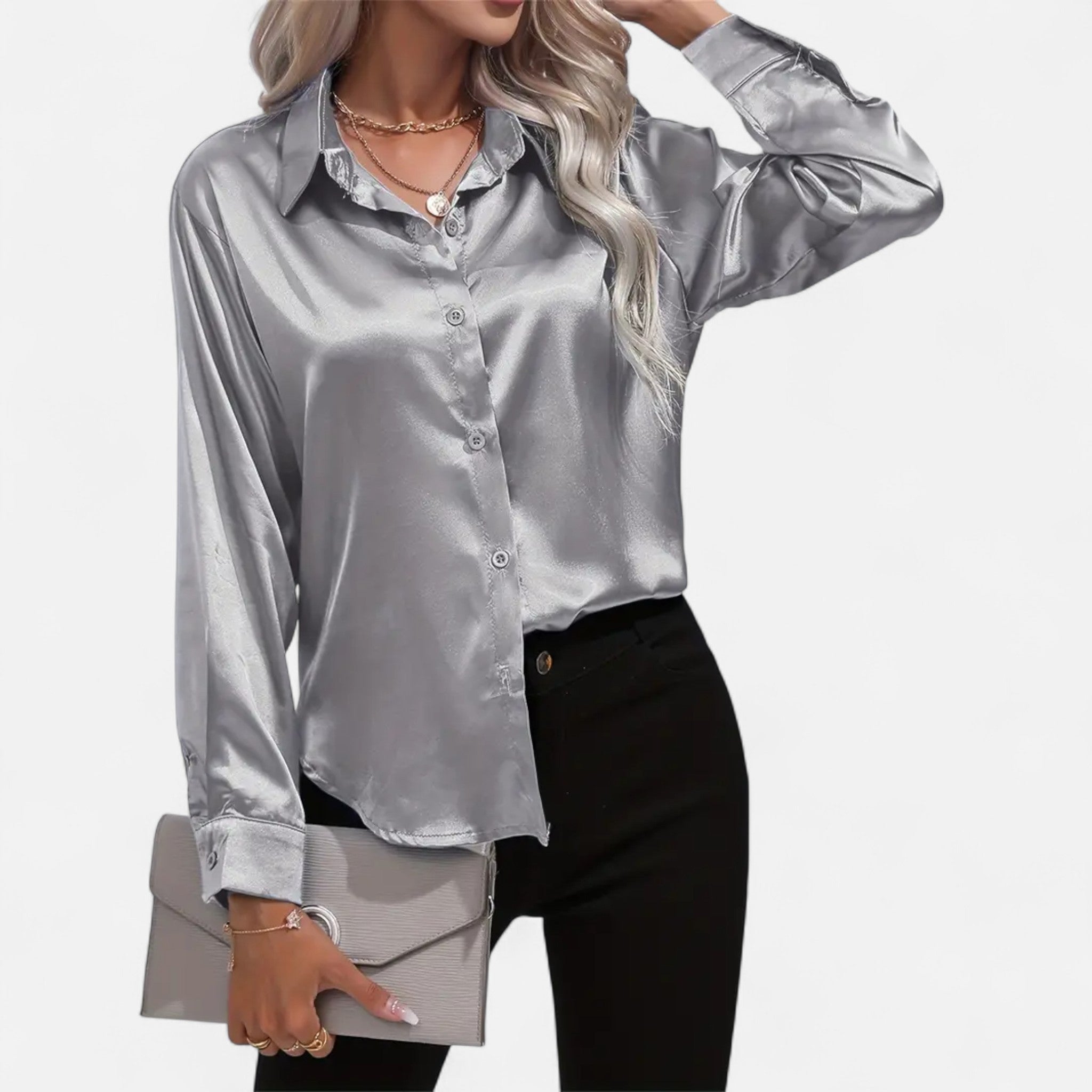 Mireaux Fashion | Women’s Elegant Long Sleeve Shirt