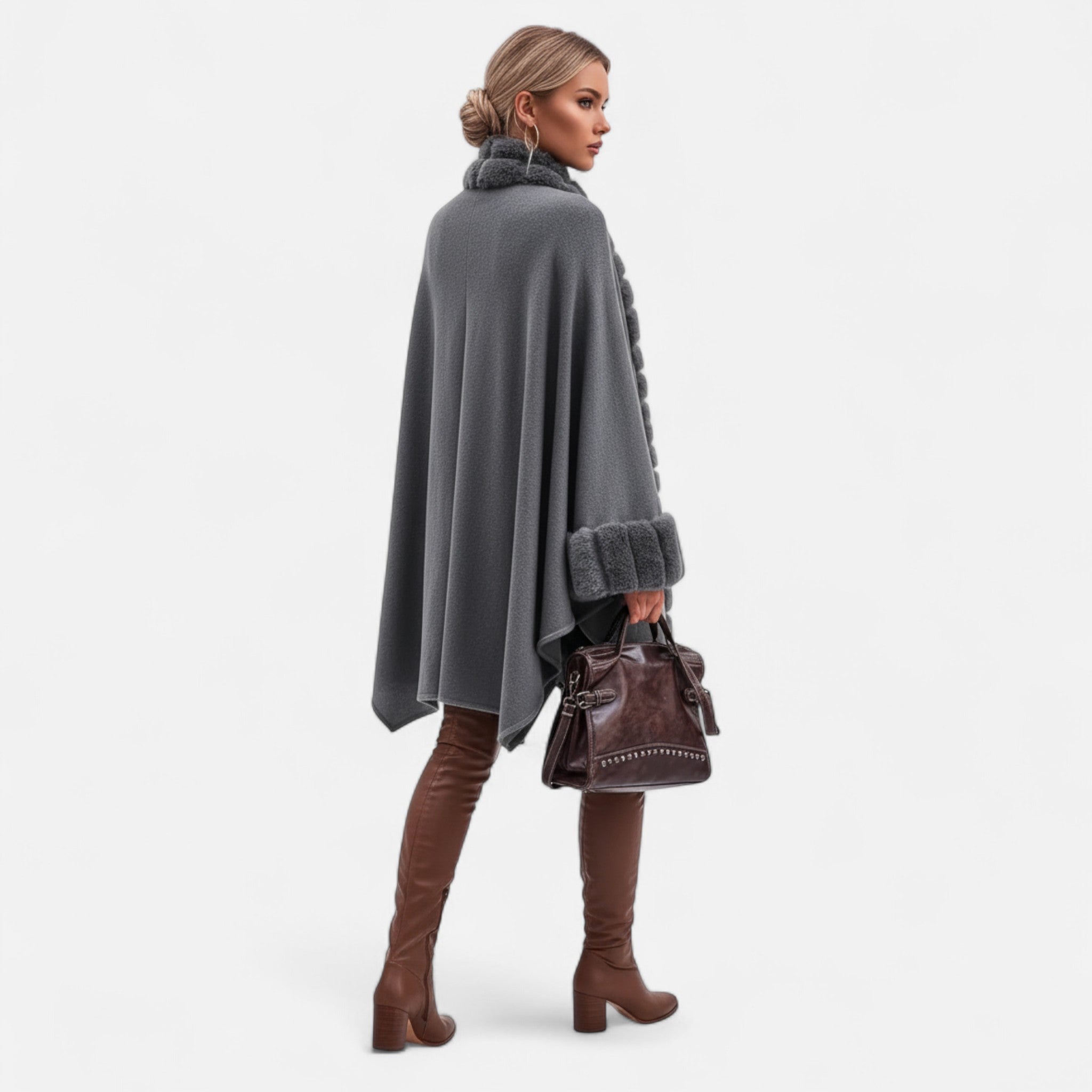 Mireaux Fashion | Women’s Mid-Length Wool Cardigan