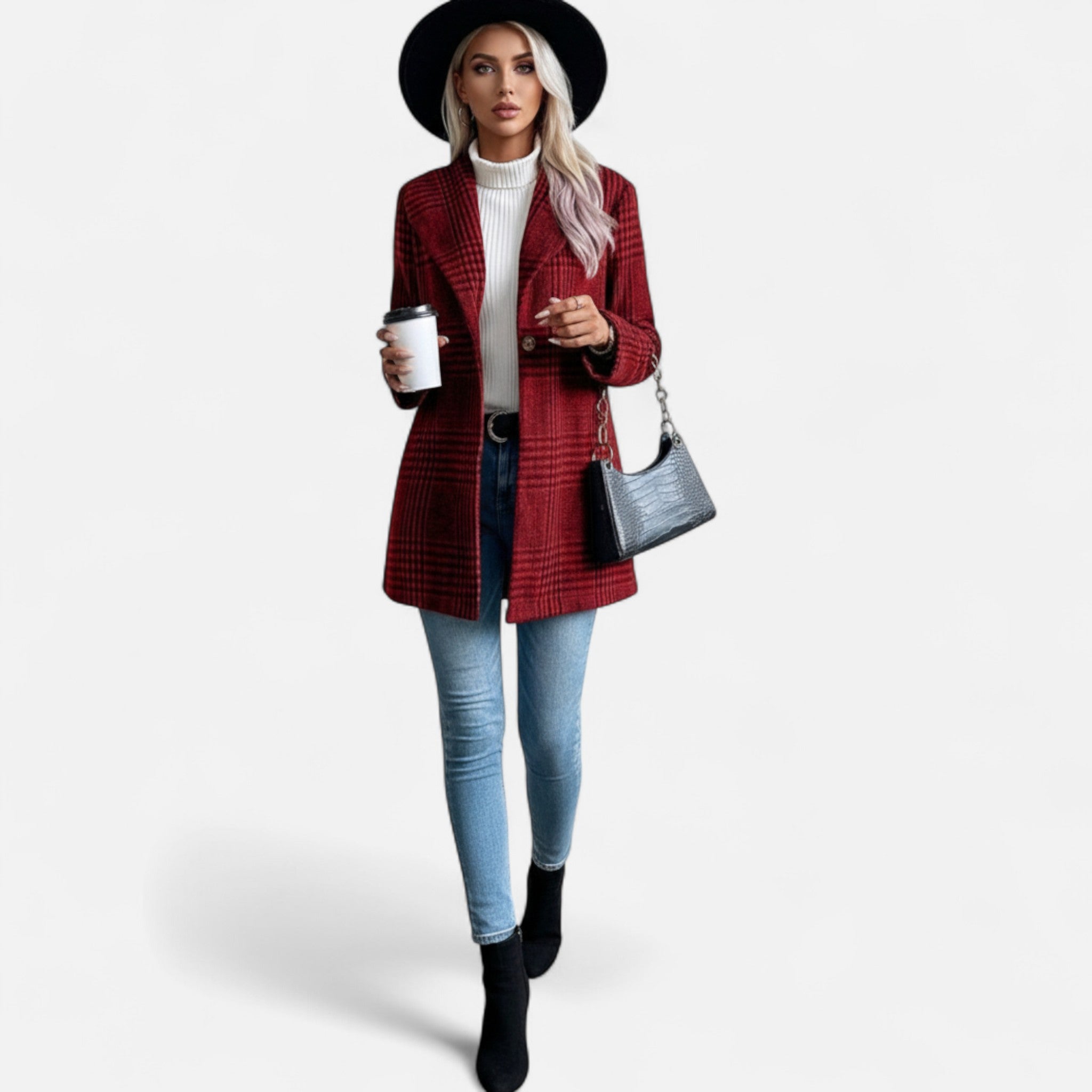 Mireaux Fashion | Women’s Elegant Tweed Blazer