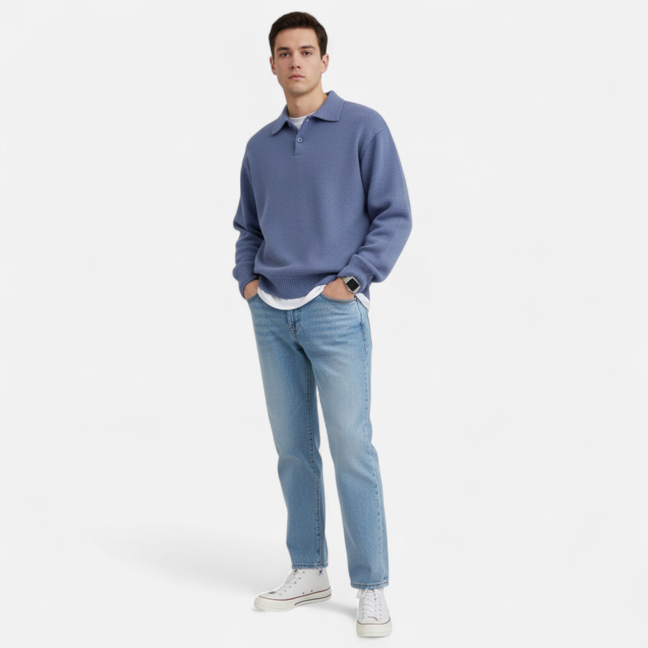 Mireaux Fashion | Men’s Loose Knitted Sweater