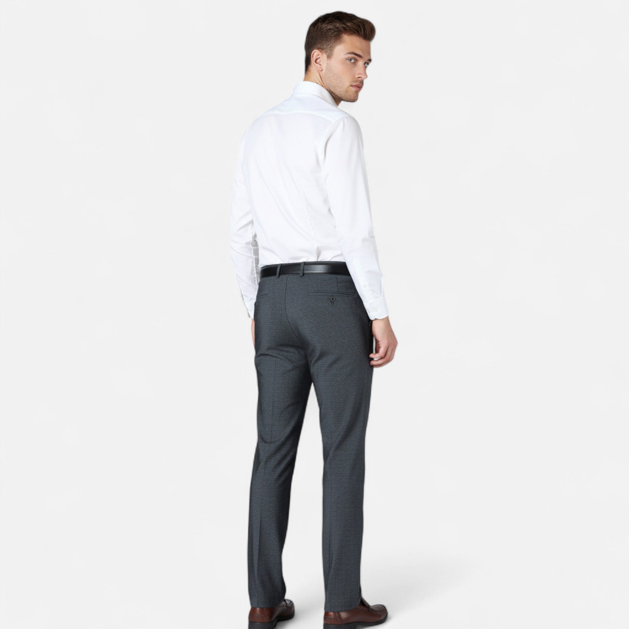 Mireaux Fashion | Men’s High Waist Business Trousers