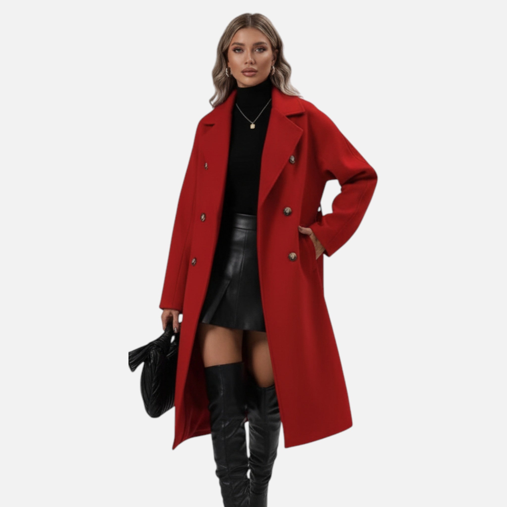 Mireaux Fashion | Women’s Elegant Long Trench Coat