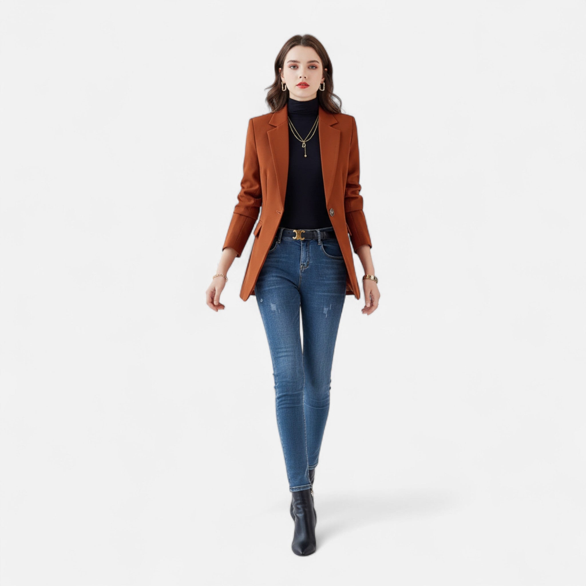 Mireaux Fashion | Women’s Classic Tailored Blazer