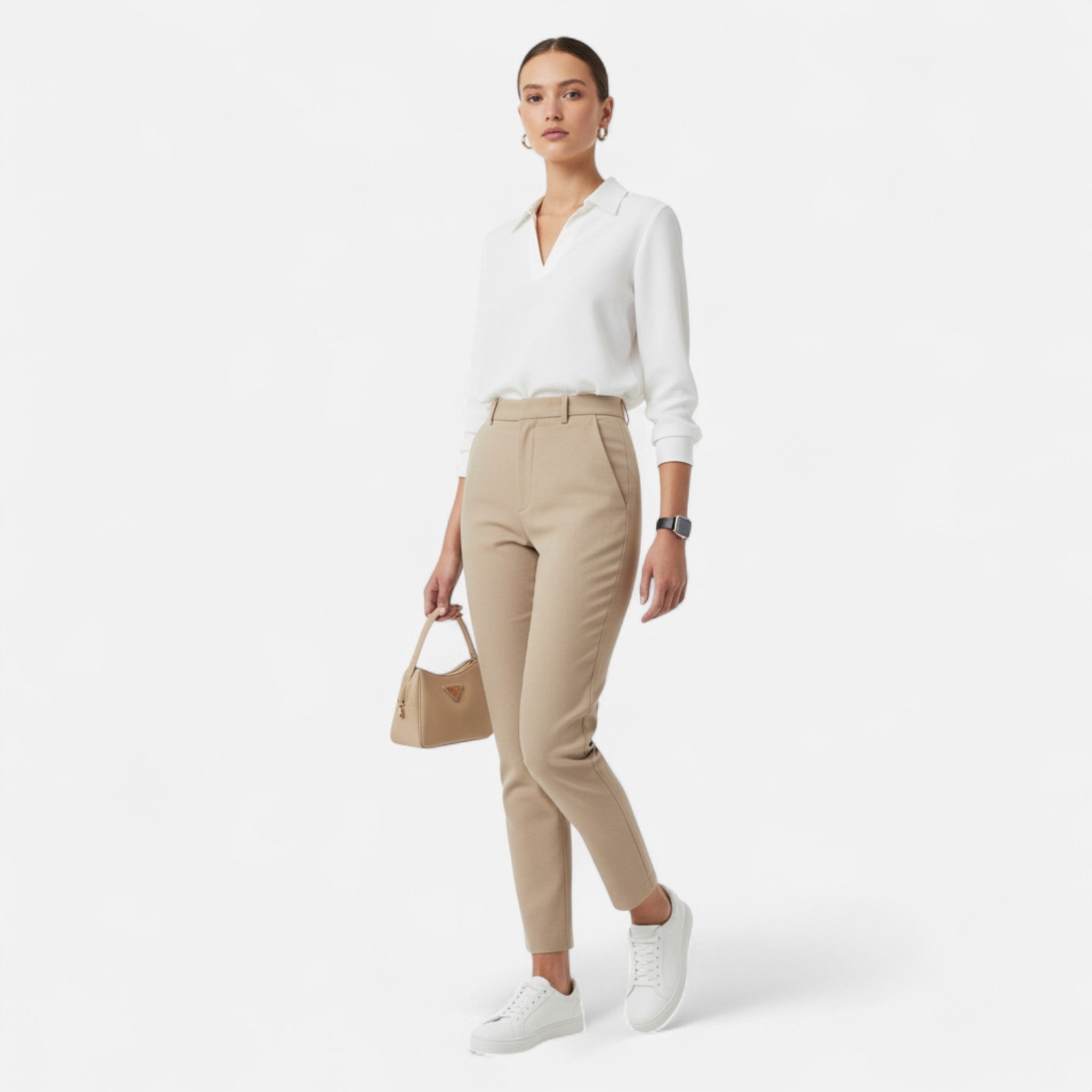 Mireaux Fashion | Women’s Elegant High Waist Trousers