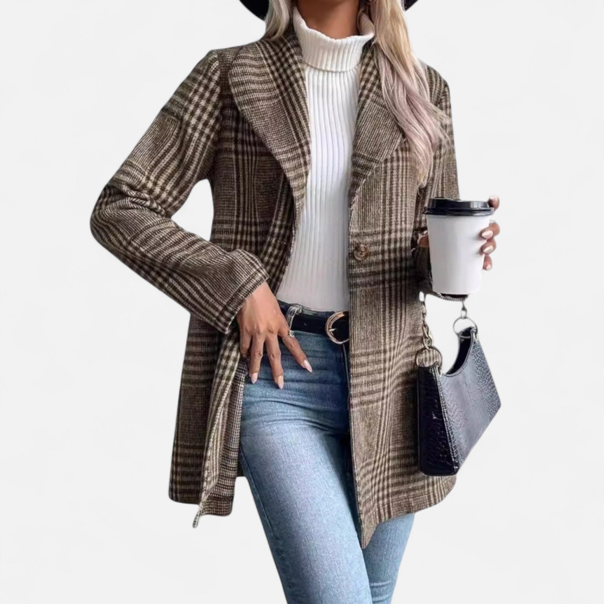 Mireaux Fashion | Women’s Elegant Tweed Blazer