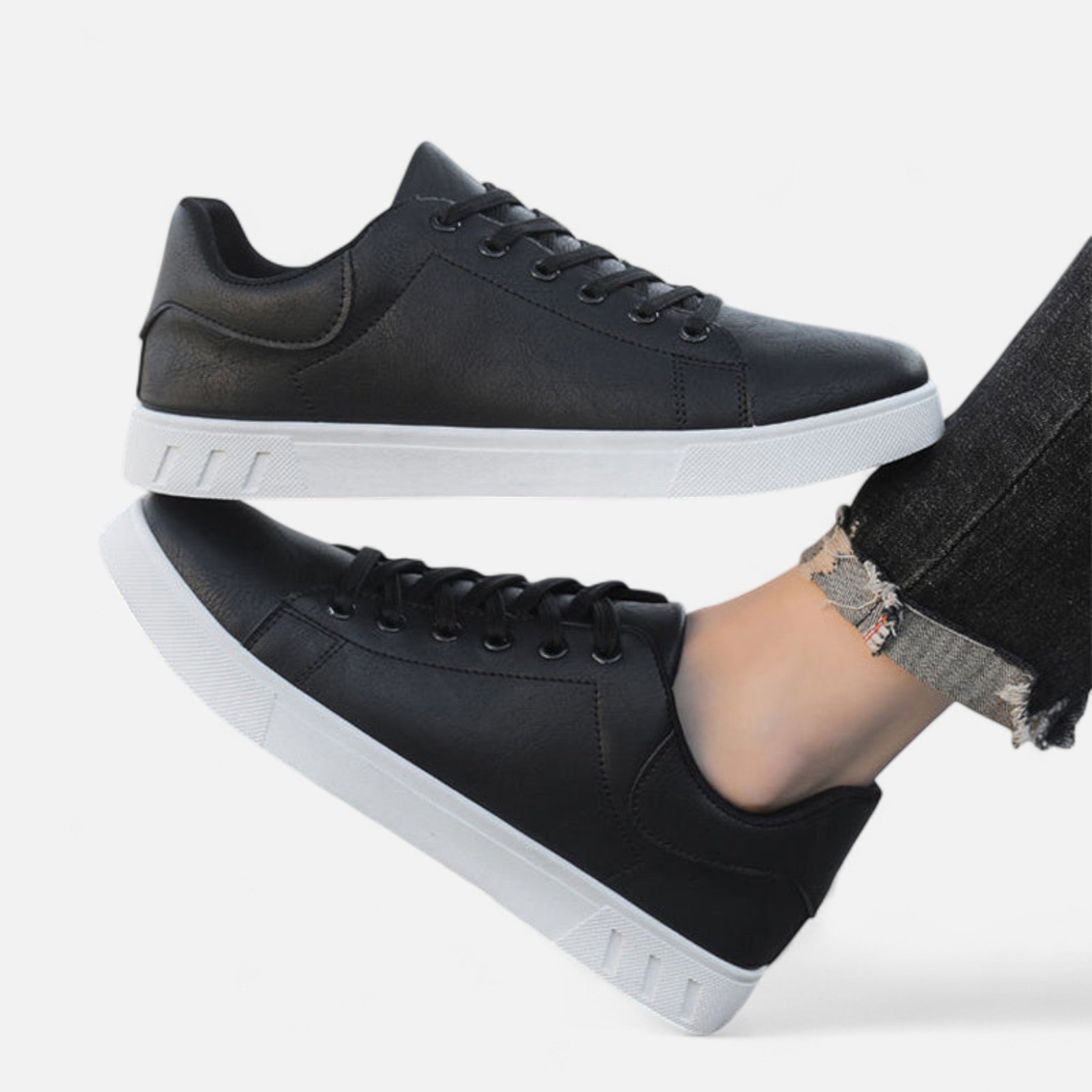 Mireaux Fashion | Men’s Casual Lace-Up Sneakers