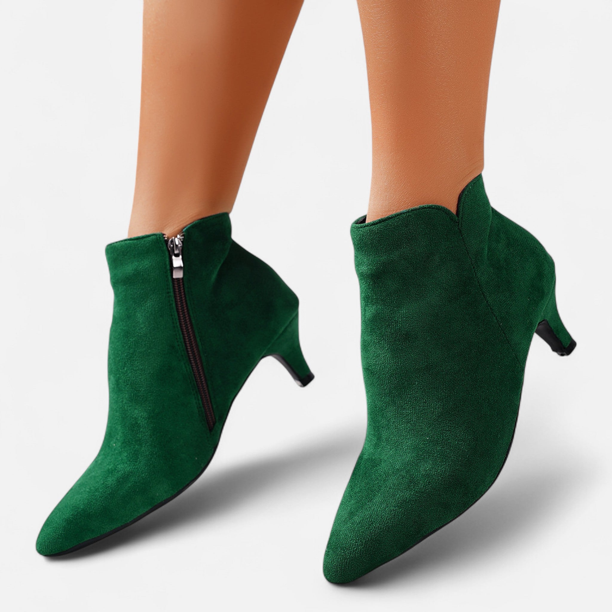 Mireaux Fashion | Women’s Suede Stiletto Ankle Boots