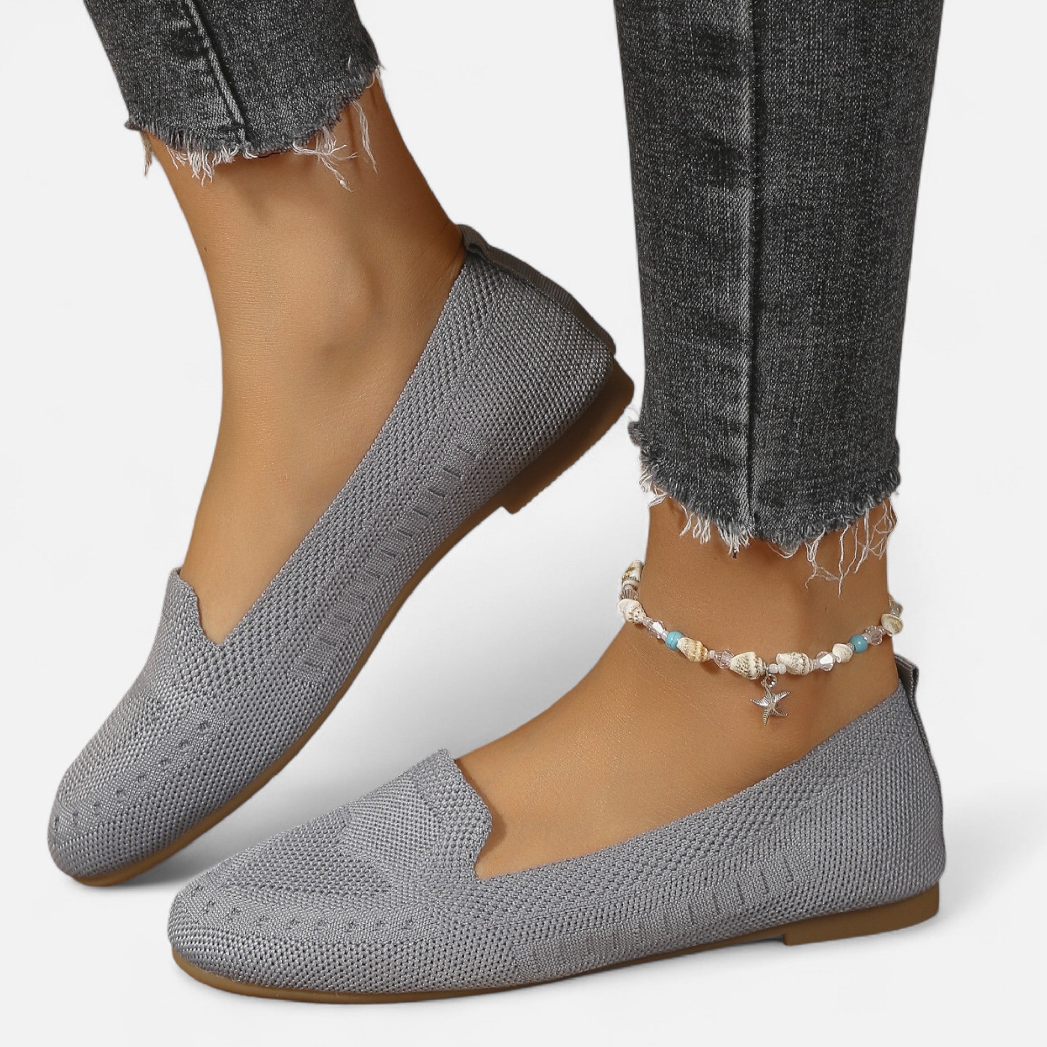 Mireaux Fashion | Women’s Woven Slip-On Flats